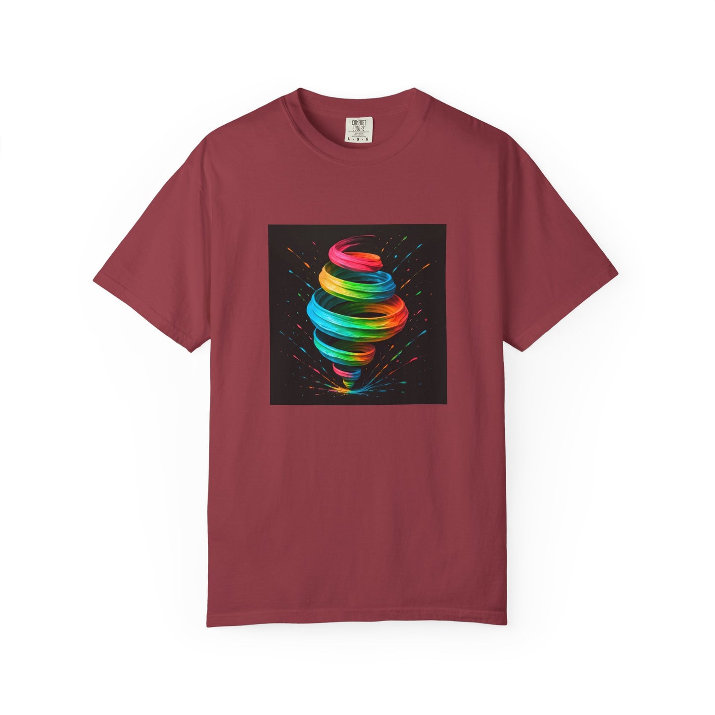 Vibrant Swirl Unisex T-Shirt - Cyclone Design