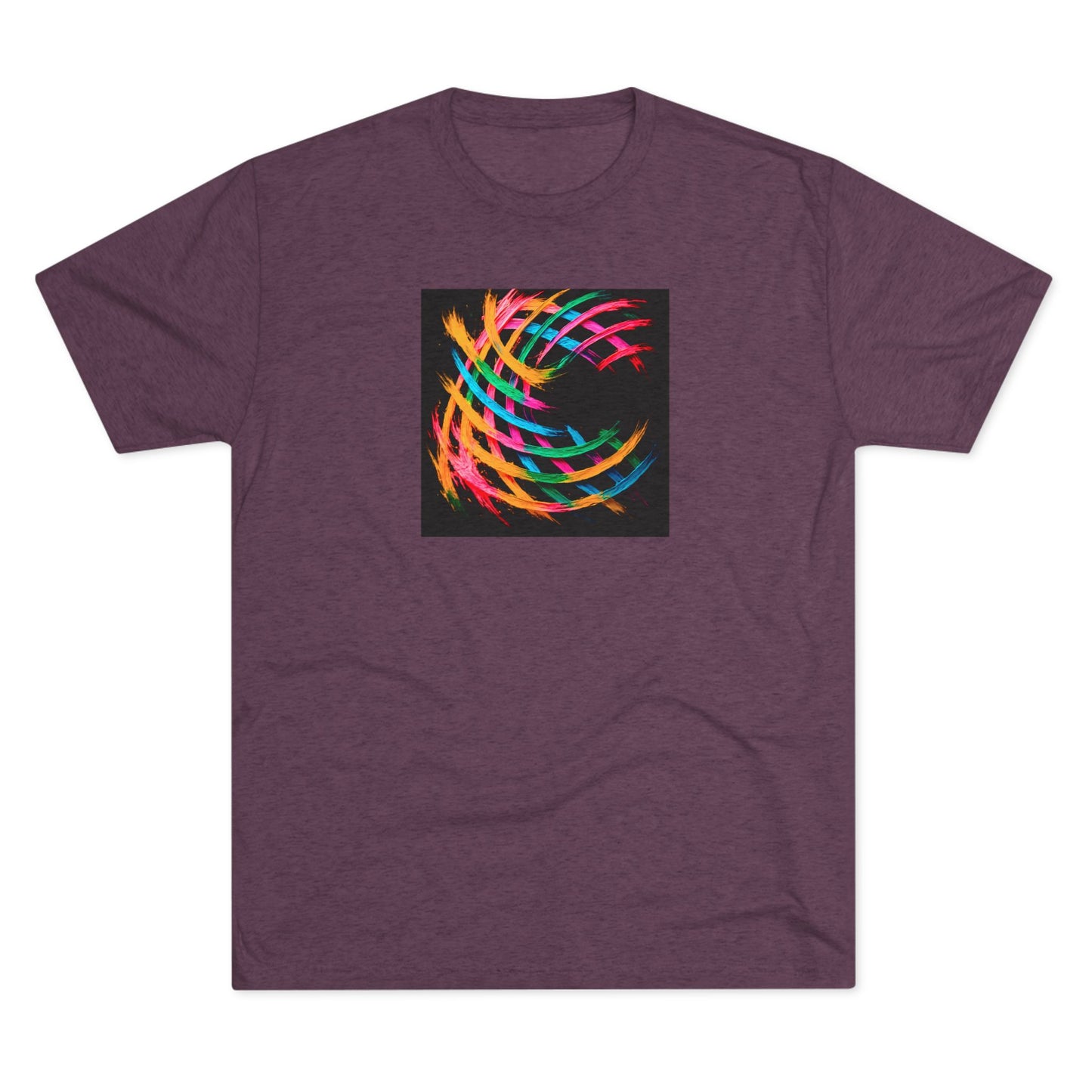 Unisex Tri-Blend Crew Tee - Weave Design