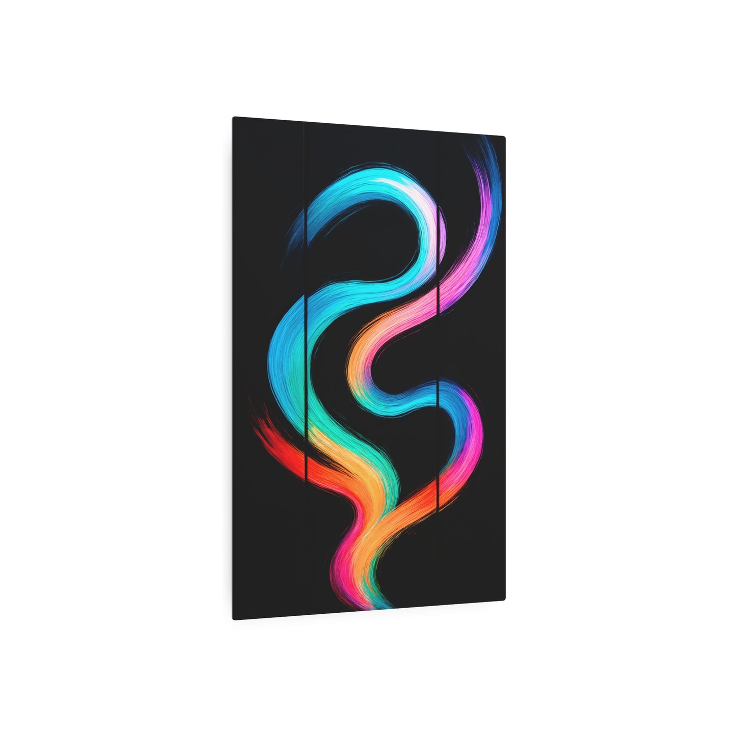 Colorful Abstract Metal Wall Art - Weave Design