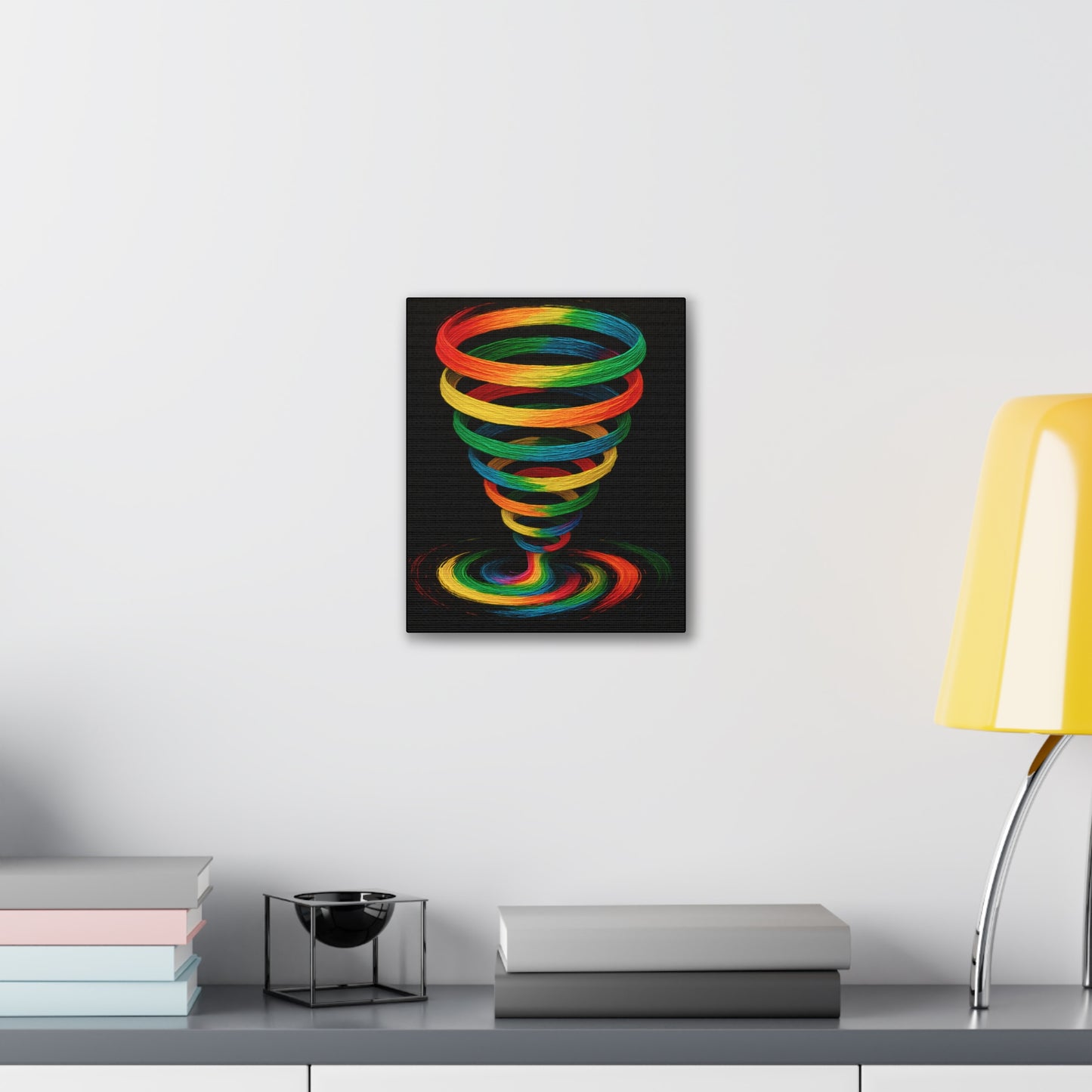 Vibrant Tornado Canvas Art - Cyclone Design