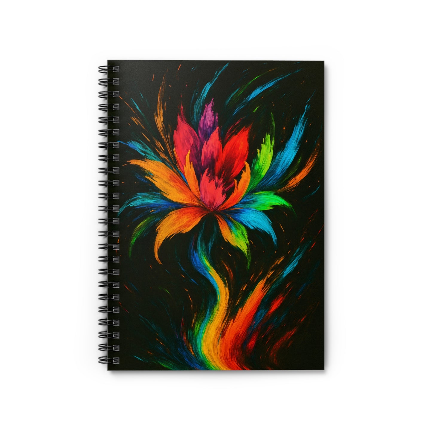 Colorful Lotus Spiral Notebook - Melt Design