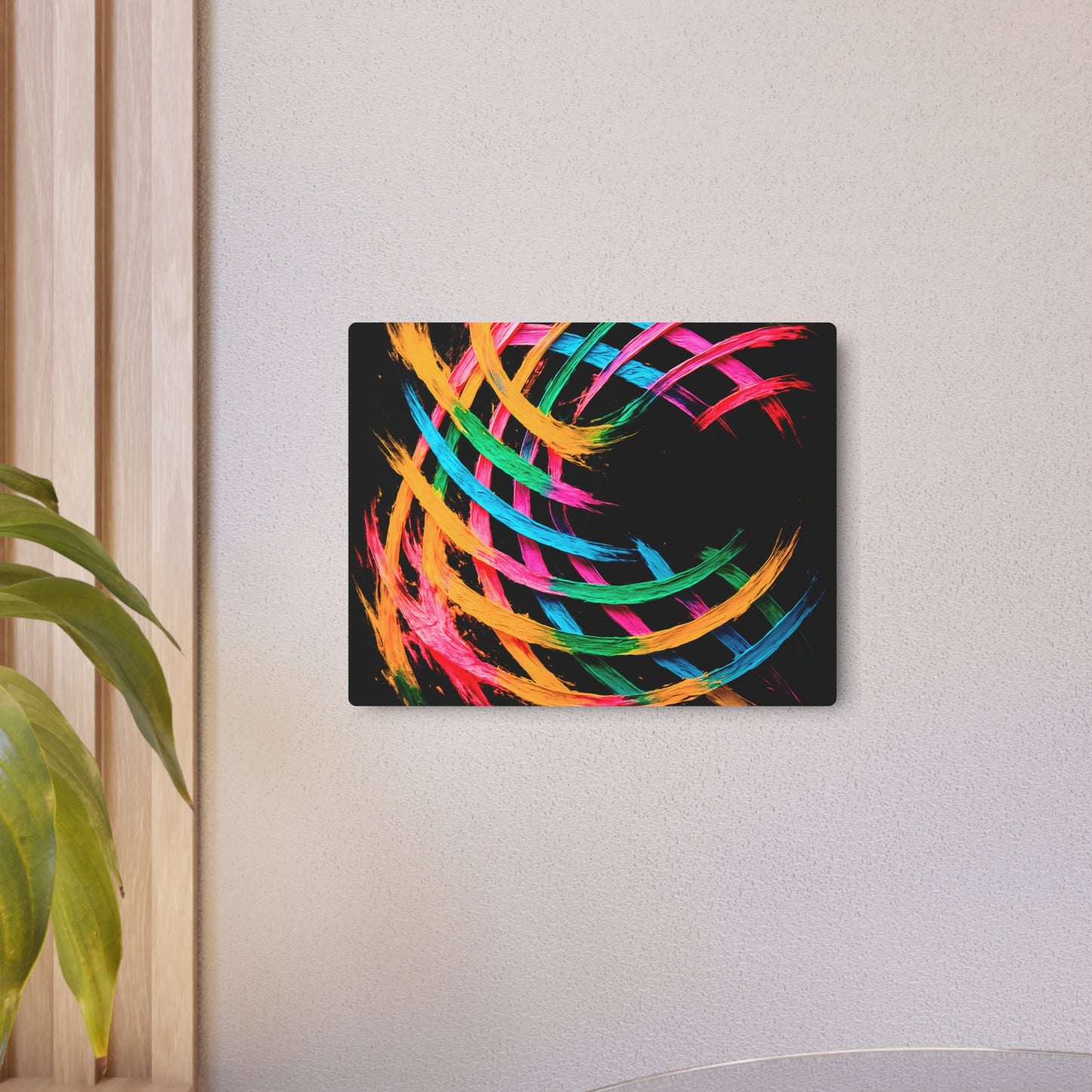 Colorful Abstract Metal Art - Weave Design