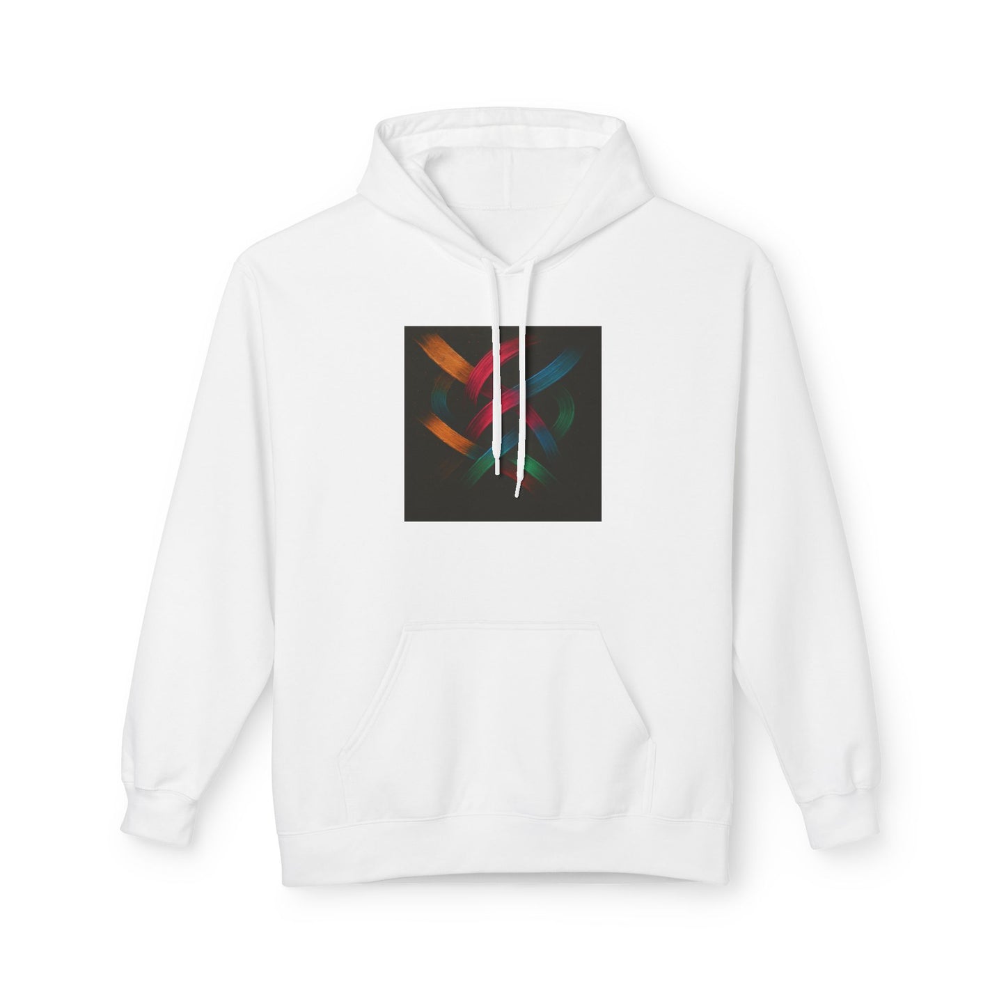 Stylish Unisex Fleece Hoodie - Weave Design