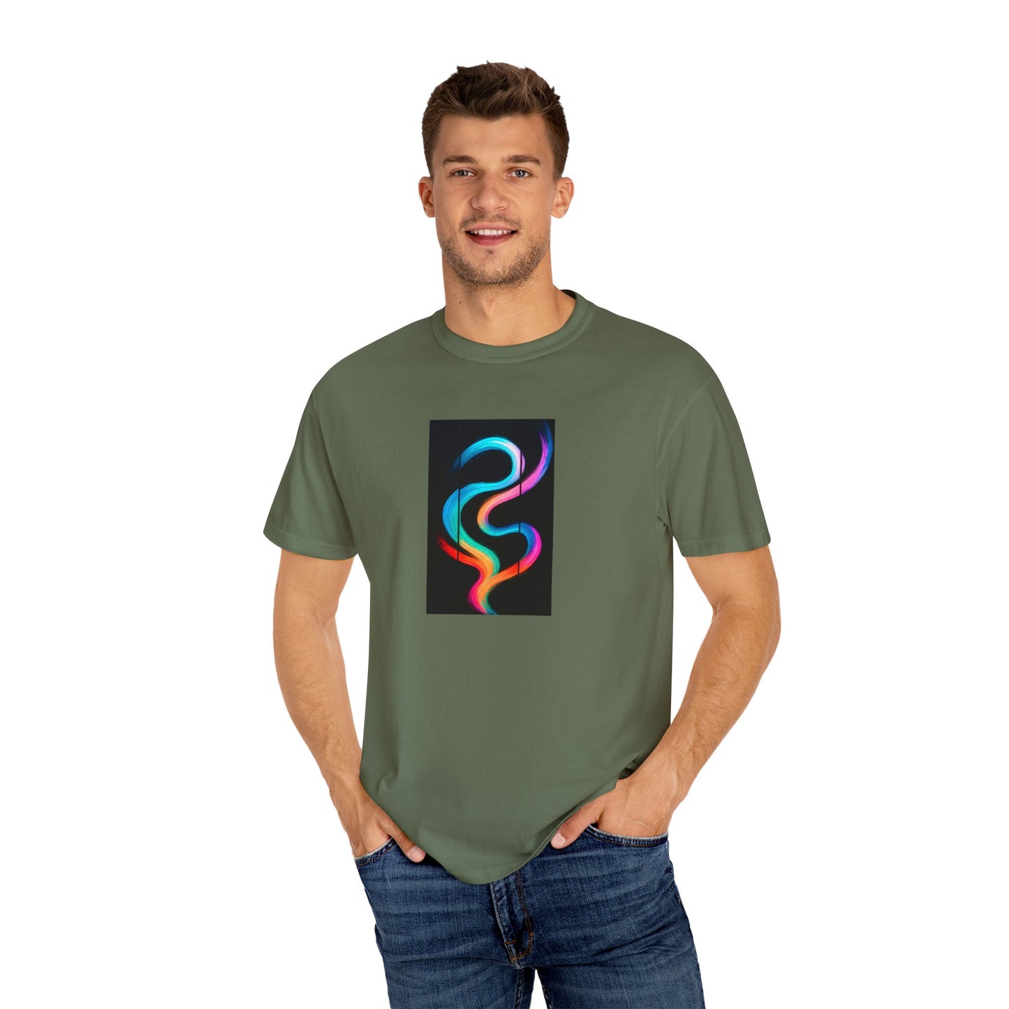 Vibrant Wave Unisex T-Shirt - Weave Design