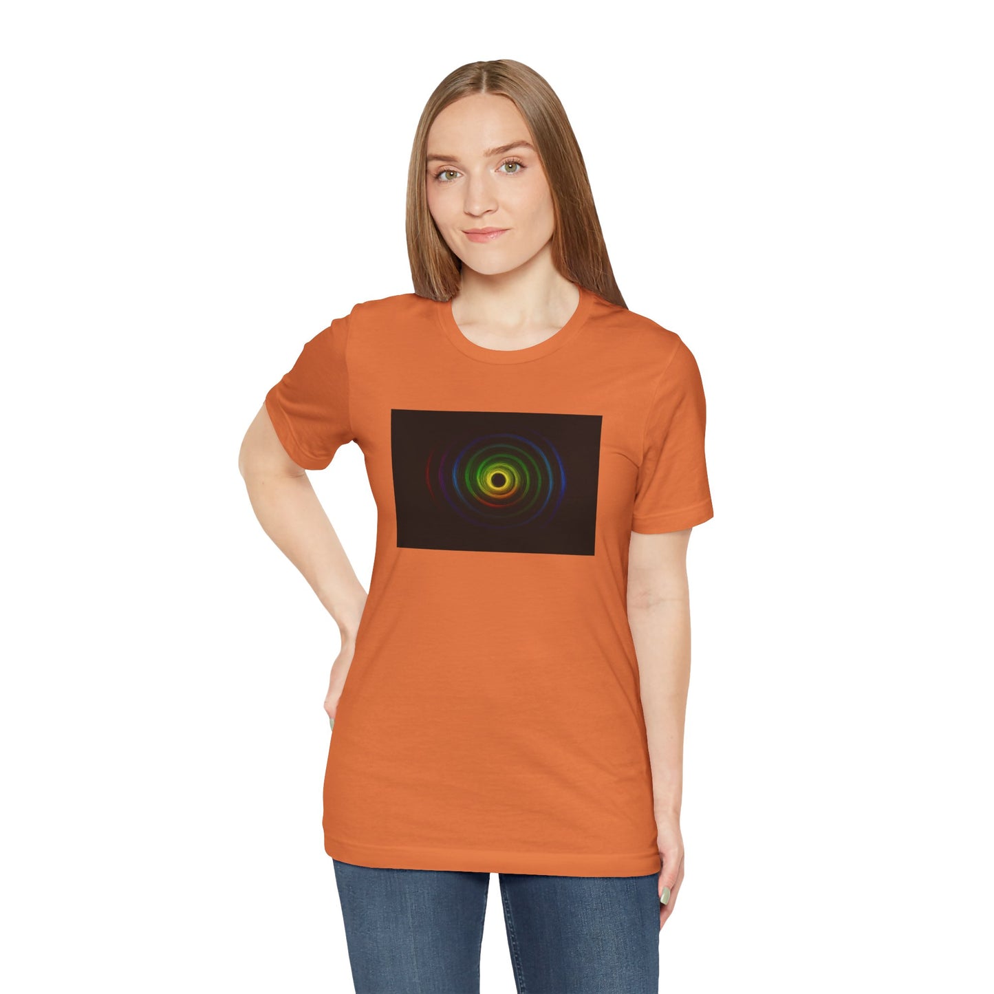 Colorful Wave Unisex Tee - Cyclone Design