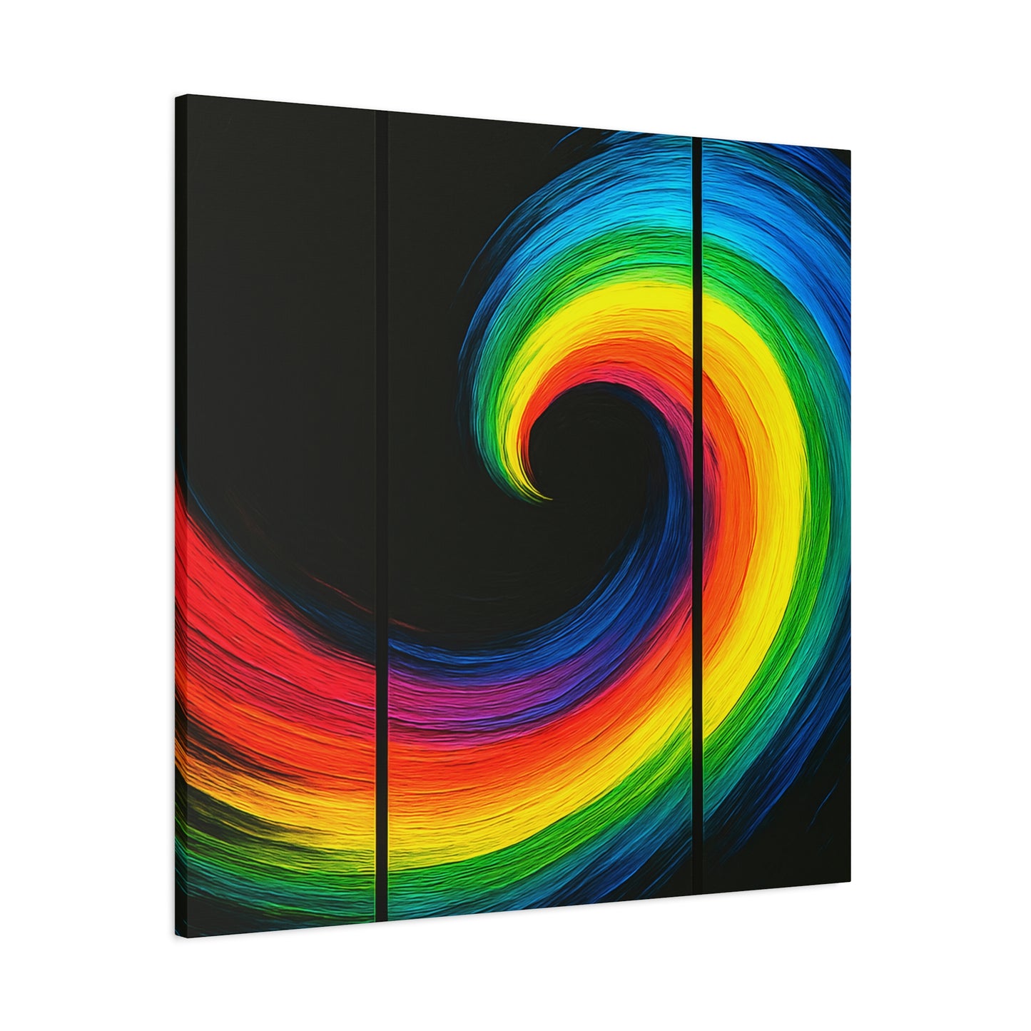 Vibrant WallArt Canvas- Cyclone Design