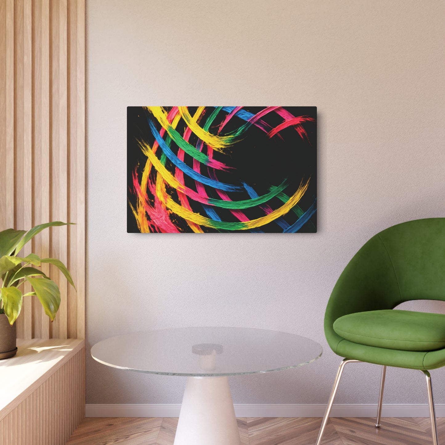 Weave Art Metal Print