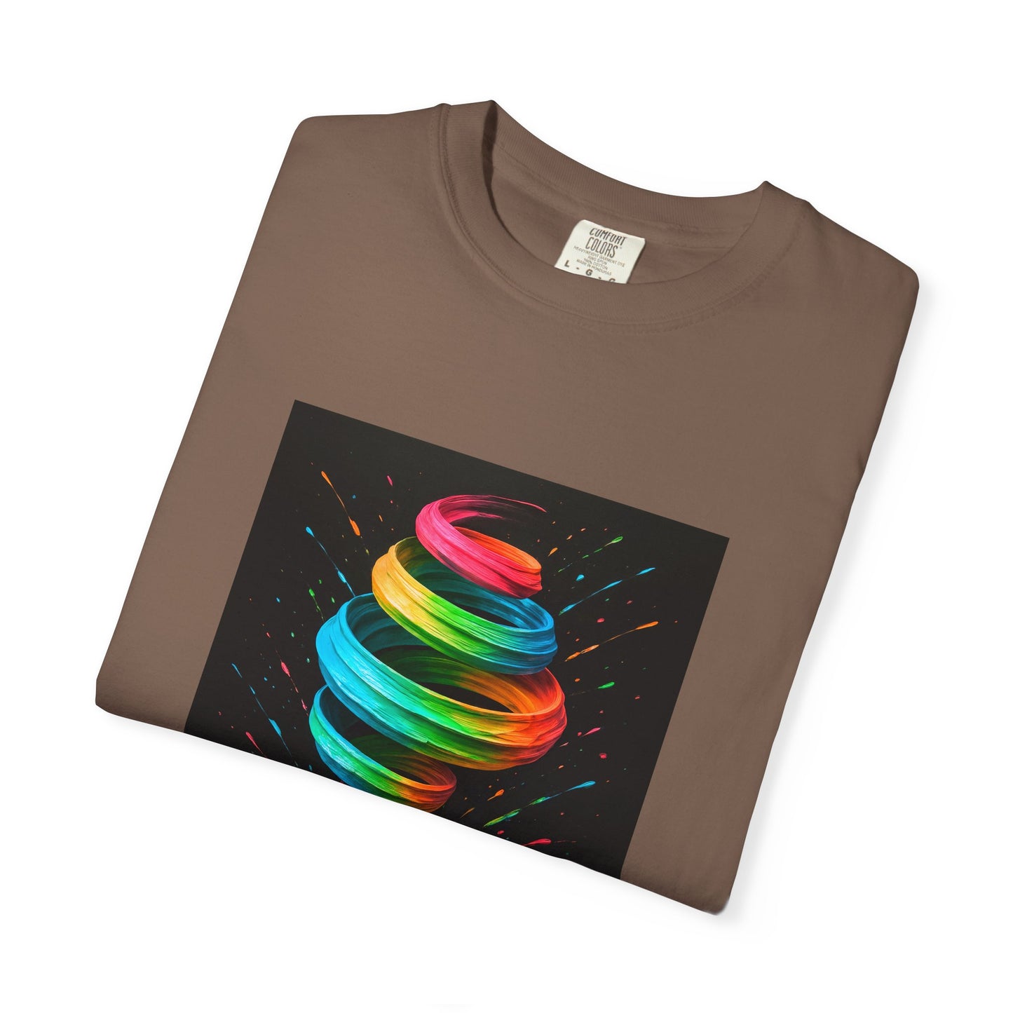 Vibrant Swirl Unisex T-Shirt - Cyclone Design