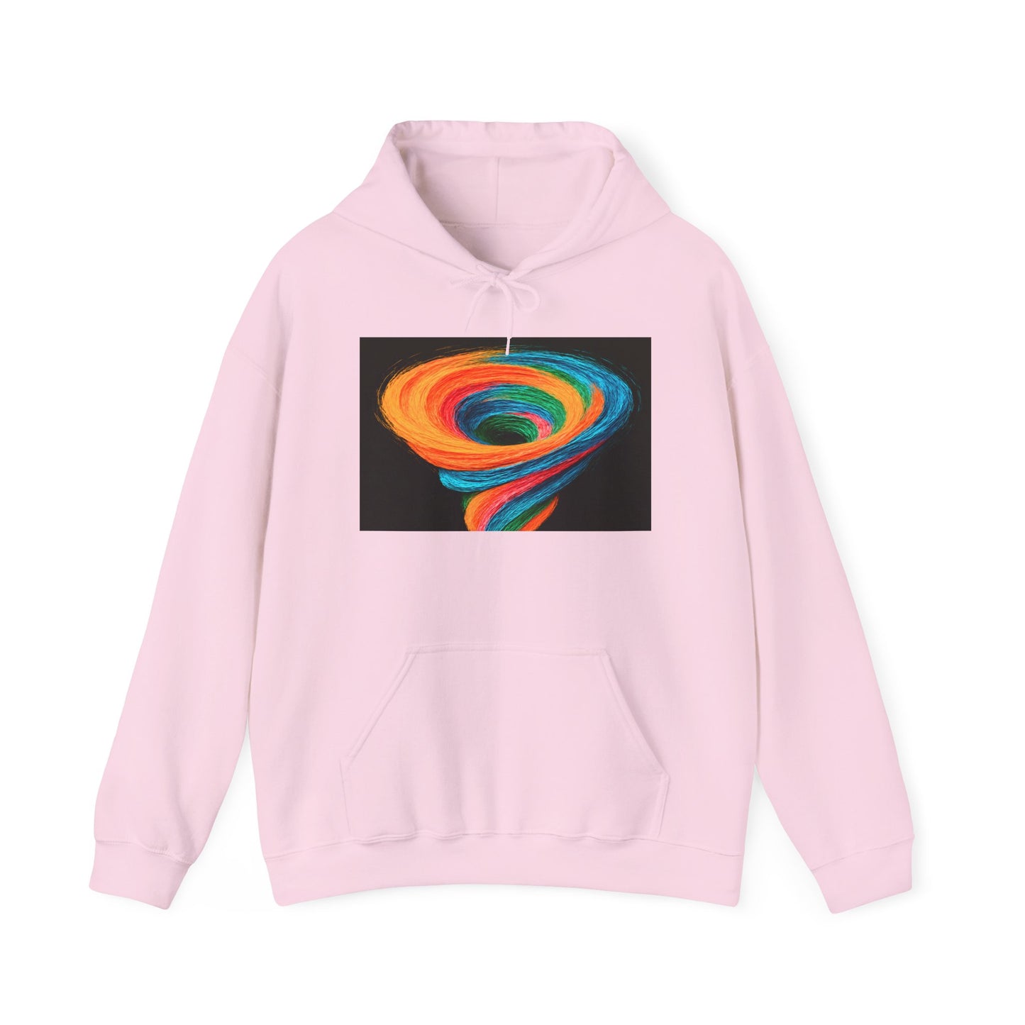 Colorful Tornado Unisex Hoodie - Cyclone Design
