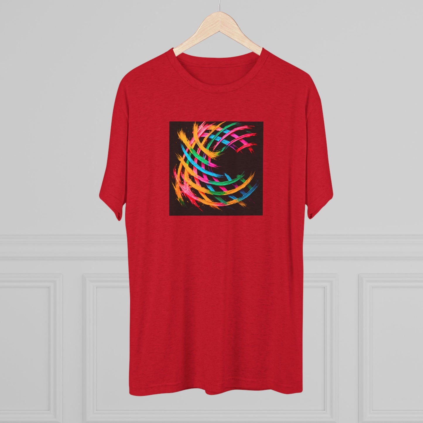Unisex Tri-Blend Crew Tee - Weave Design