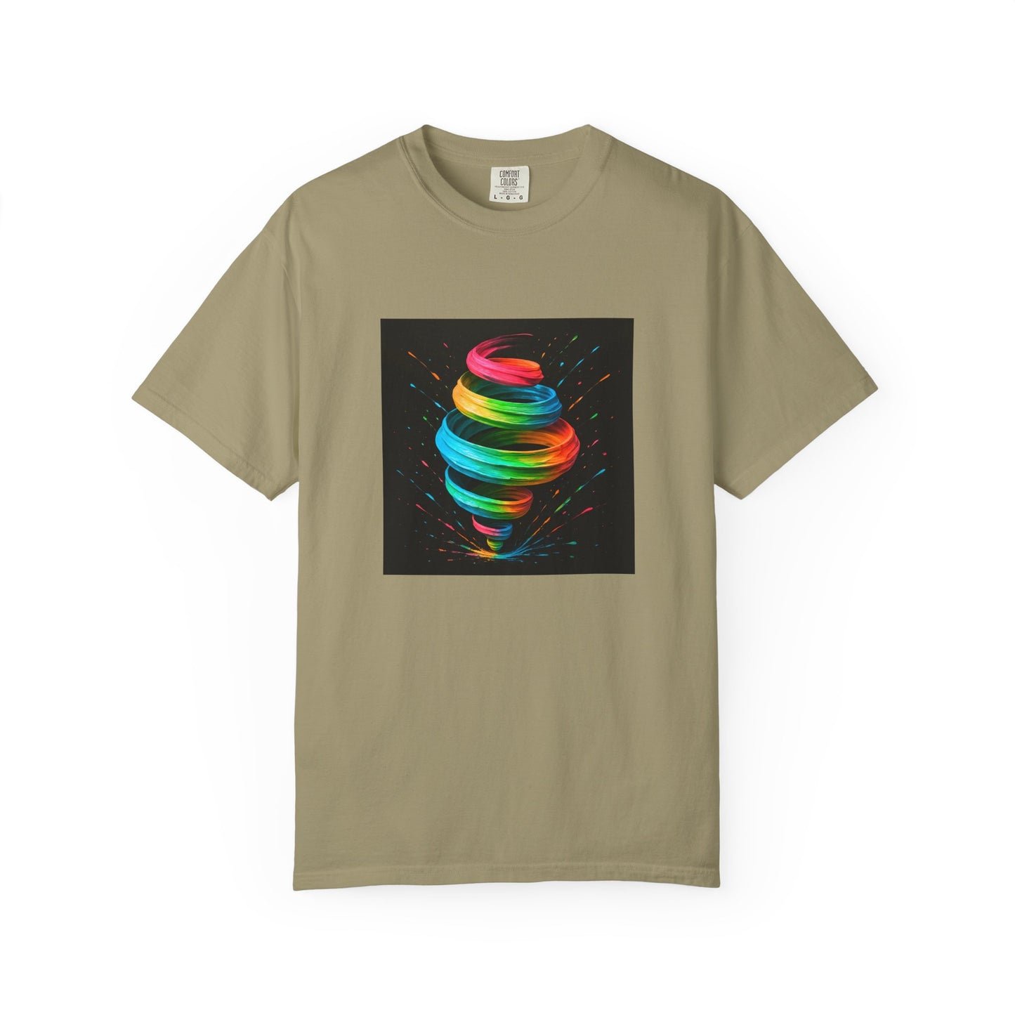 Vibrant Swirl Unisex T-Shirt - Cyclone Design