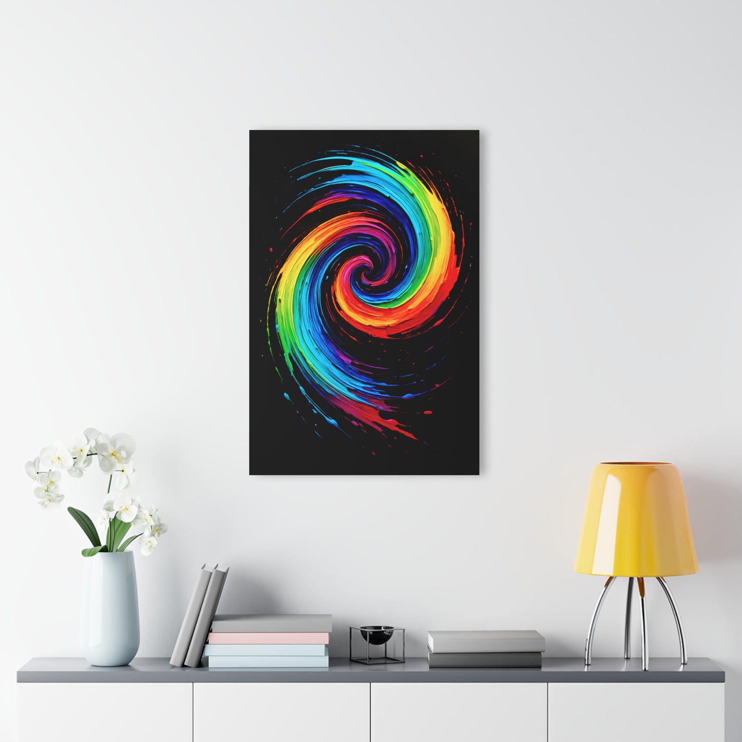 Vibrant Acrylic Wall Art Print - Cyclone Design
