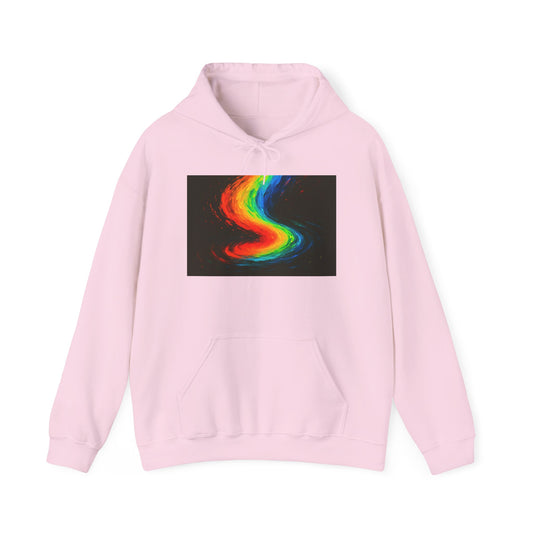 Rainbow Swirl Unisex Heavy Blend Hoodie - Melt Design