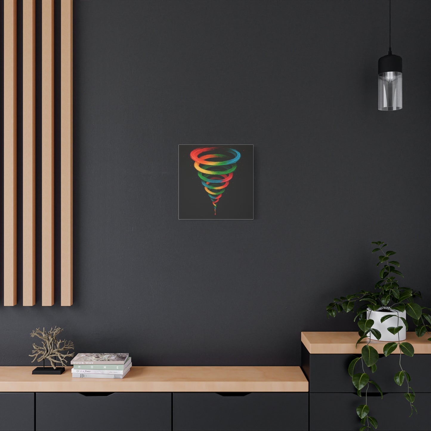 Vibrant Tornado Canvas Wall Art - Cyclone Design