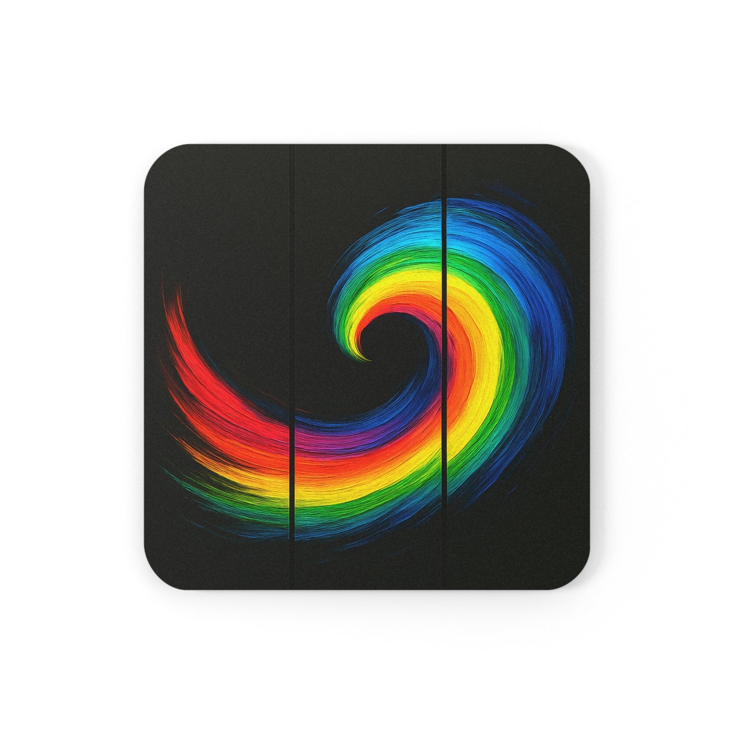 Cork Back Coaster - Cyclone Design