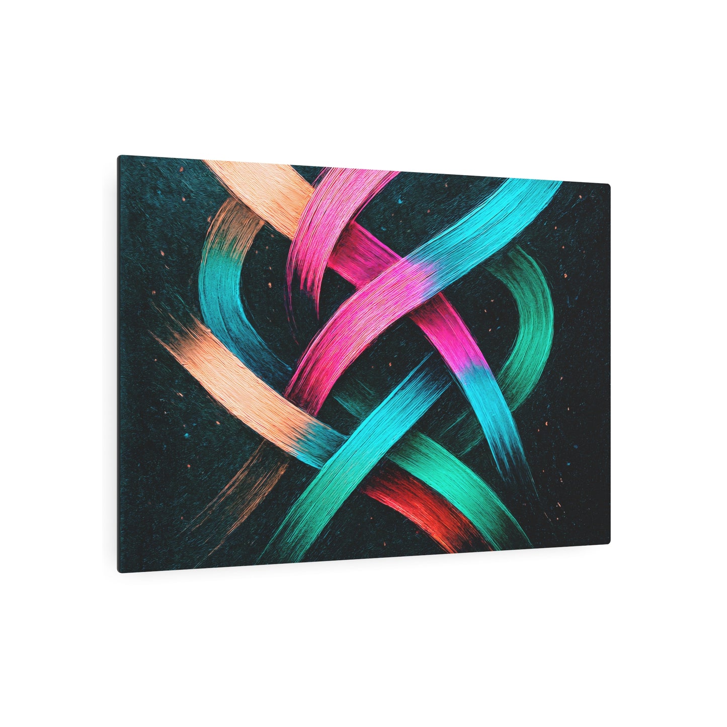 Vibrant Metal Art - Weave Design