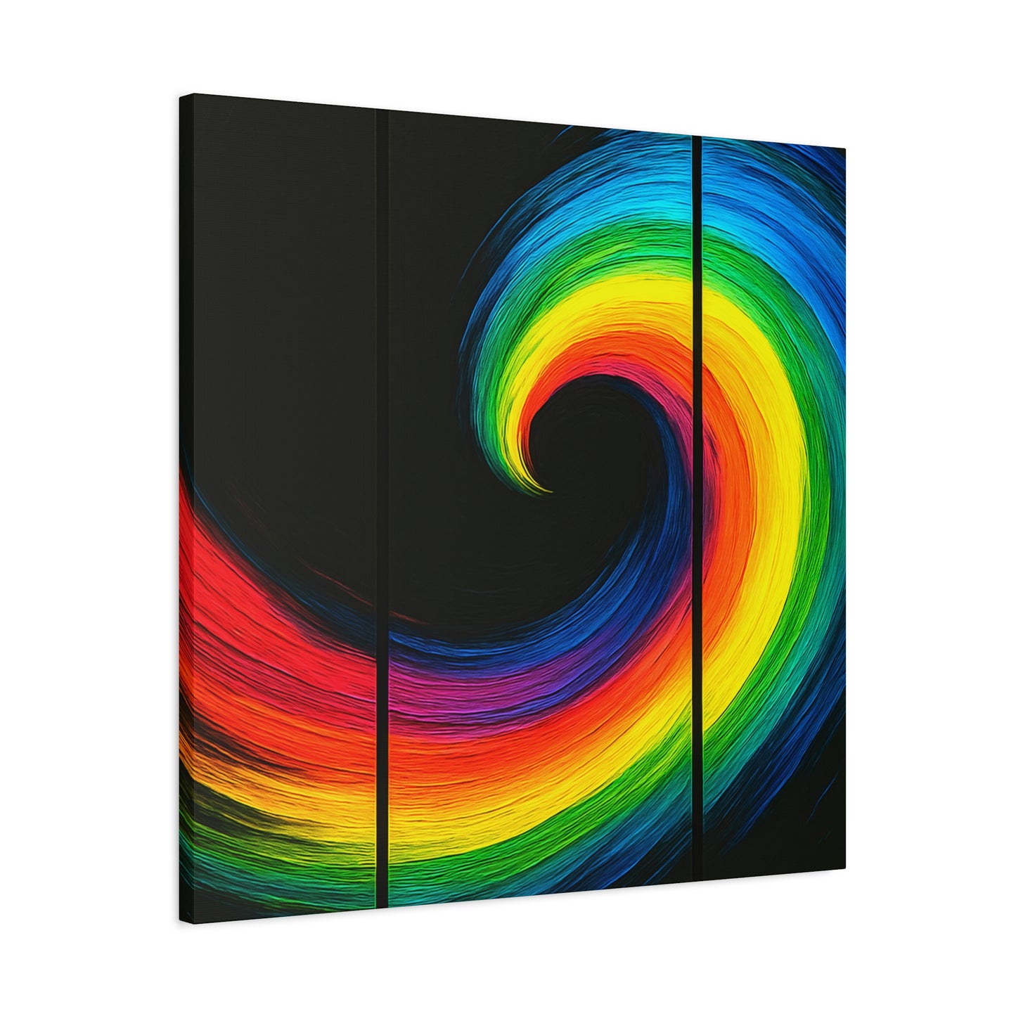 Vibrant WallArt Canvas- Cyclone Design