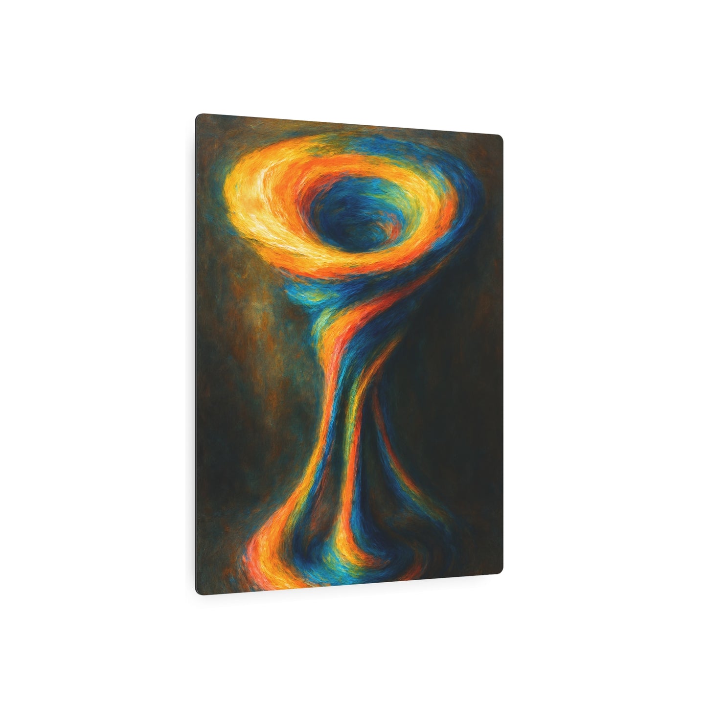 Colorful Wall Decor Metal Art - Cyclone Design