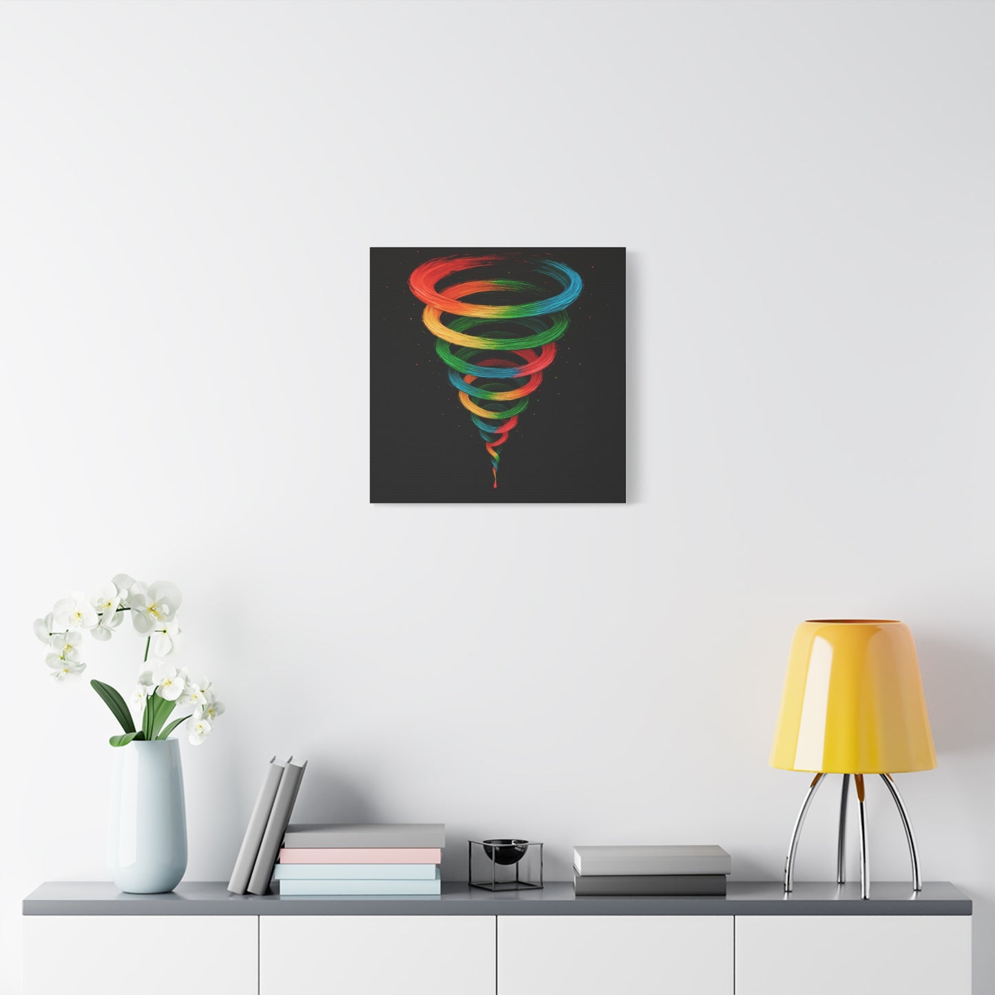 Vibrant Tornado Canvas Wall Art - Cyclone Design
