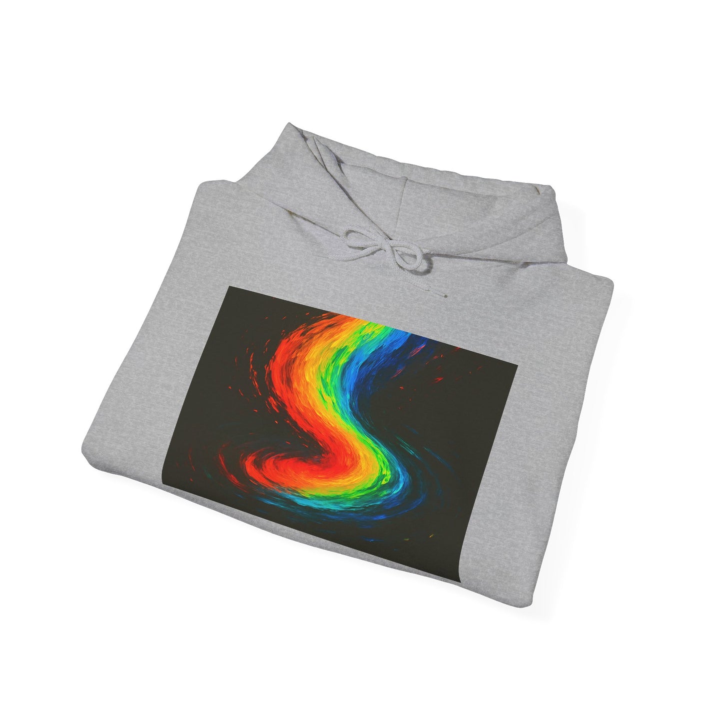 Rainbow Swirl Unisex Heavy Blend Hoodie - Melt Design