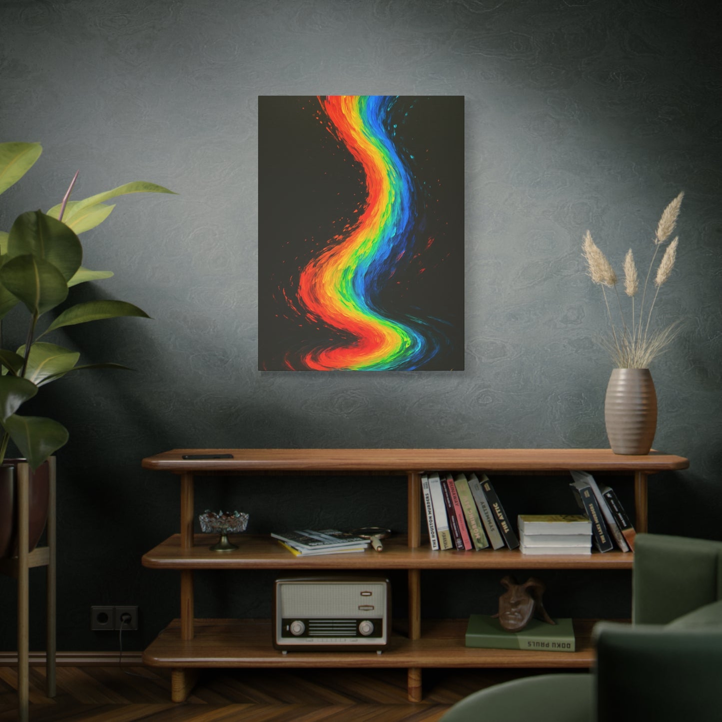 Rainbow Canvas Art Print - Melt Design