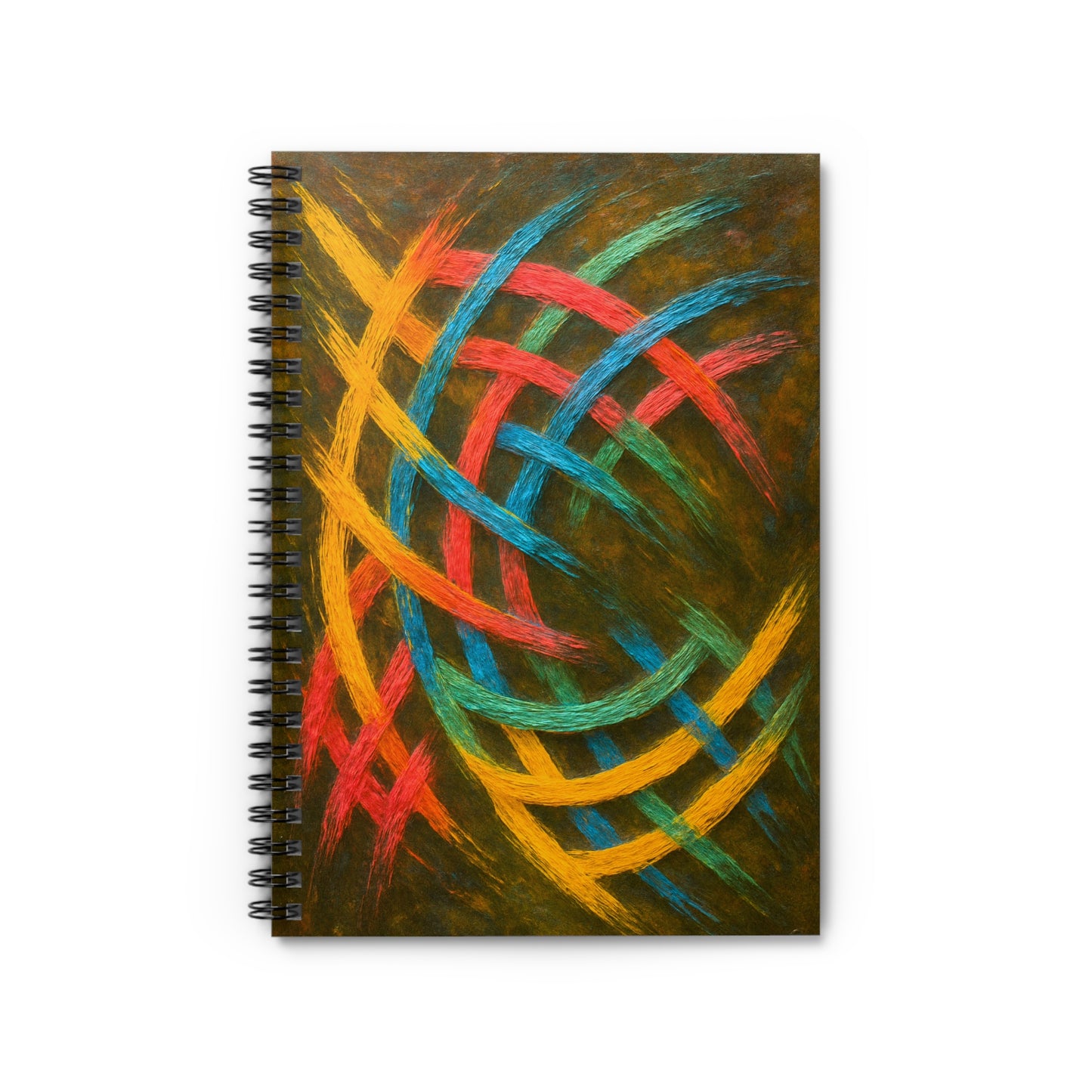 Vibrant Weave Spiral Notebook - Ruled Line