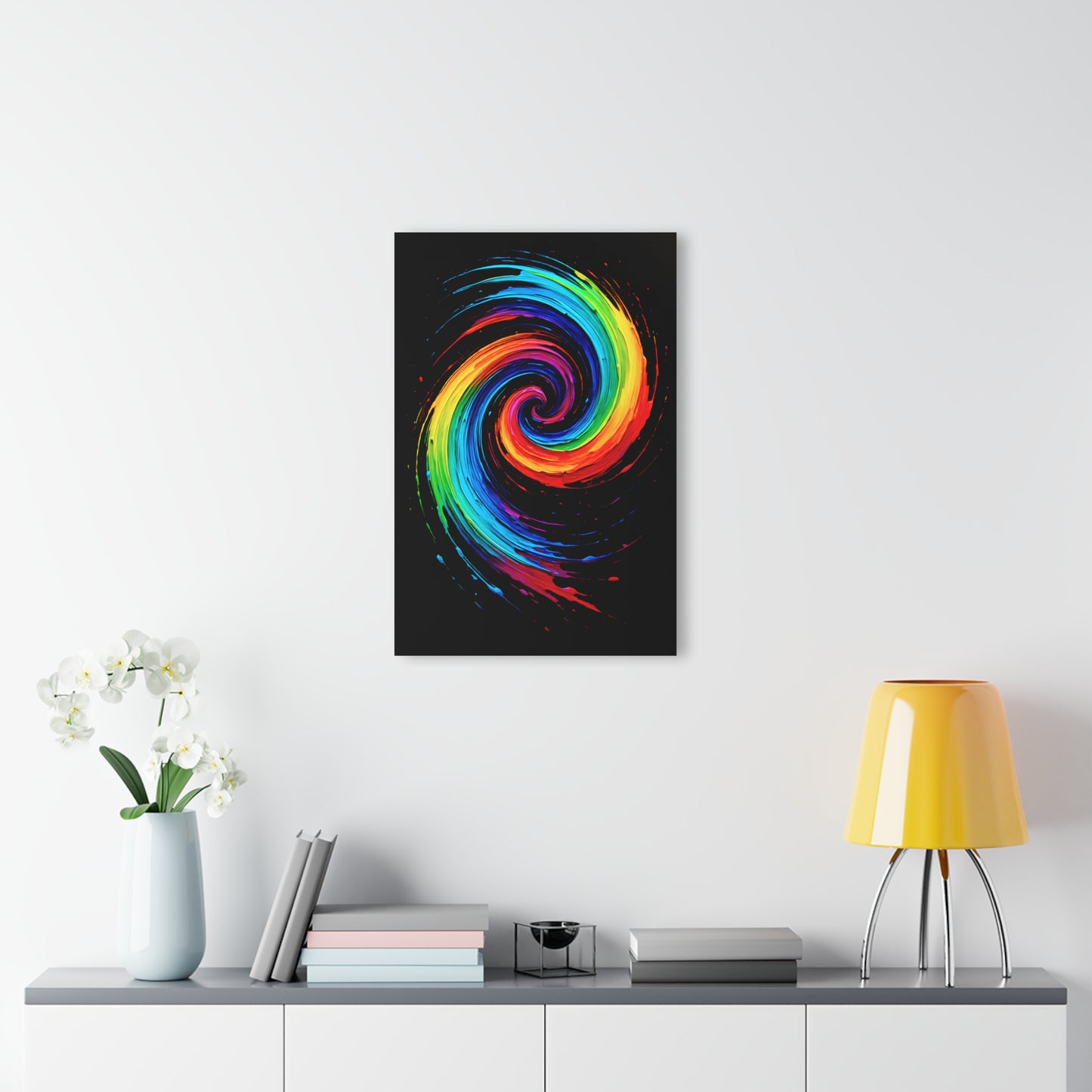Vibrant Acrylic Wall Art Print - Cyclone Design
