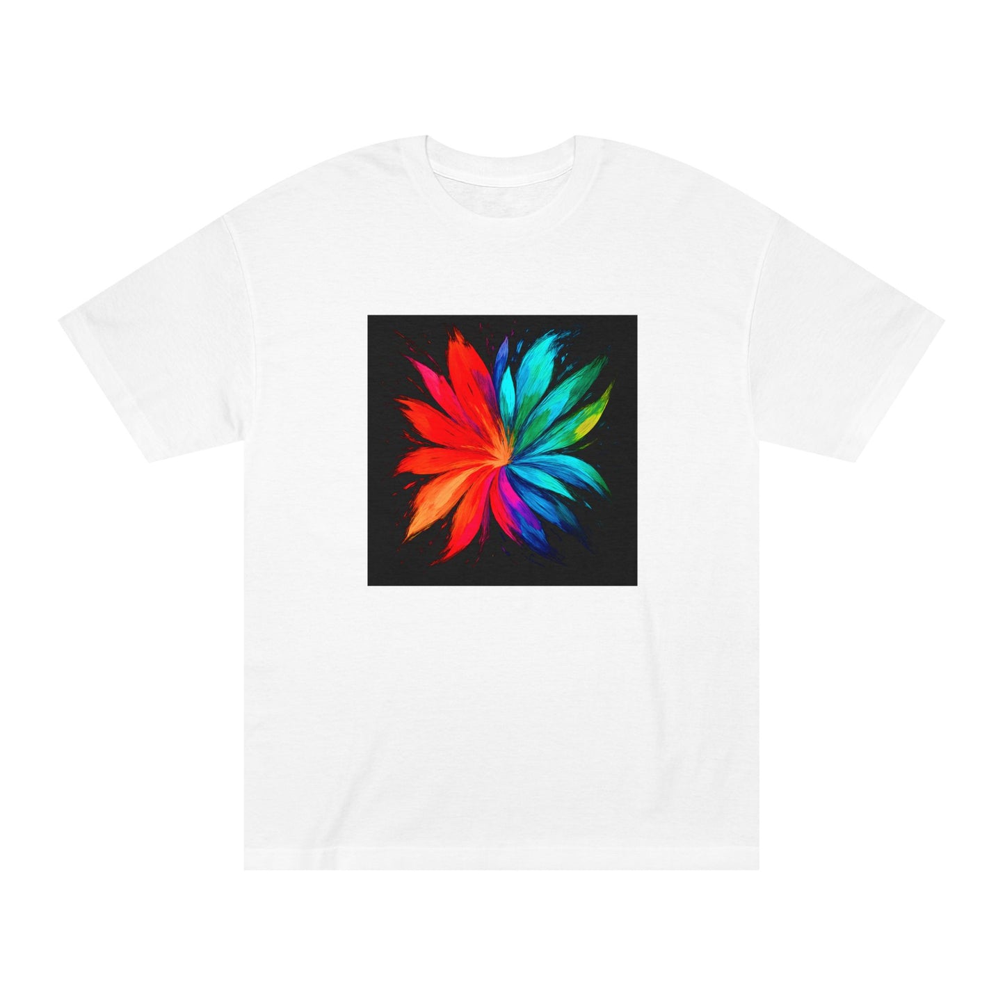 Colorful Floral Unisex Classic Tee - Melt Design