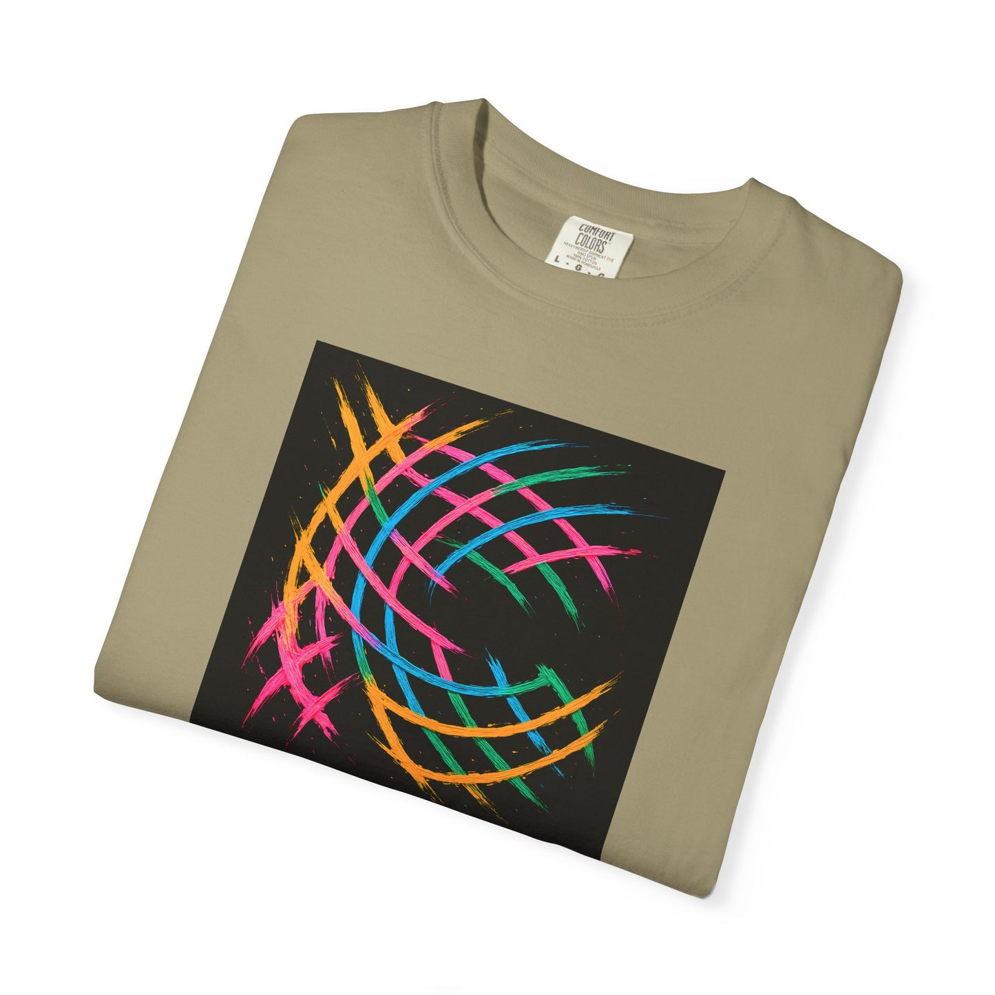 Colorful Abstract Unisex T-Shirt - Weave Design