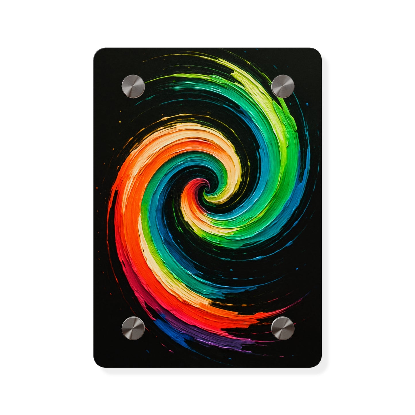 Vibrant Acrylic Wall Art - Cyclone Design