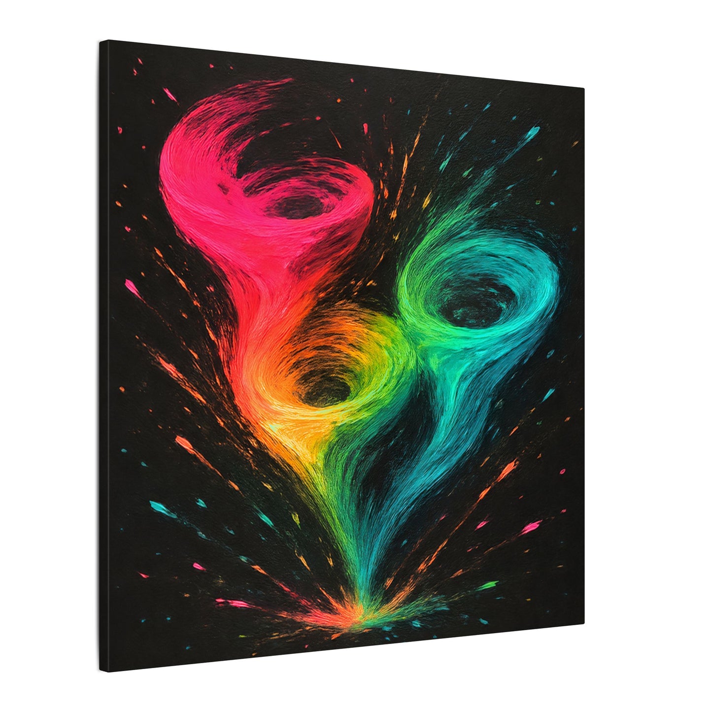 Abstract Wall Hanging Canvas Print - Cyclone Design