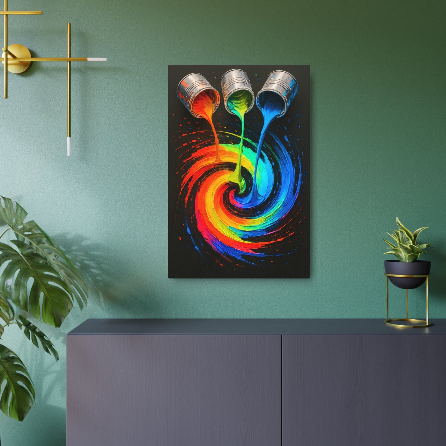 Vibrant Metal Art - Melt Design