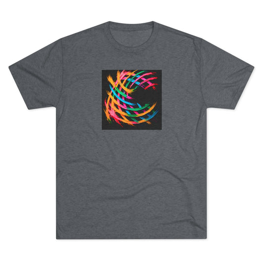 Unisex Tri-Blend Crew Tee - Weave Design