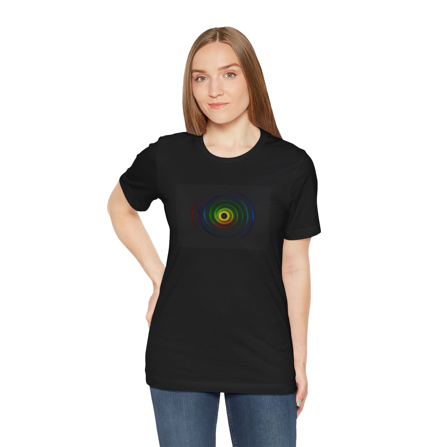 Colorful Wave Unisex Tee - Cyclone Design