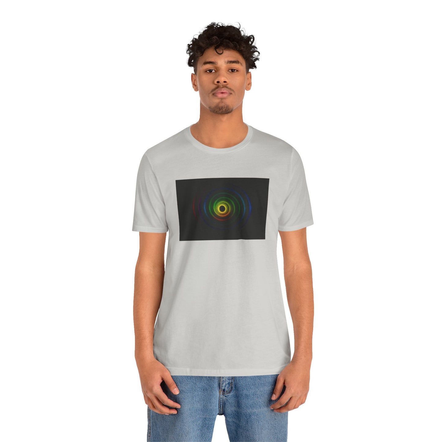 Colorful Wave Unisex Tee - Cyclone Design