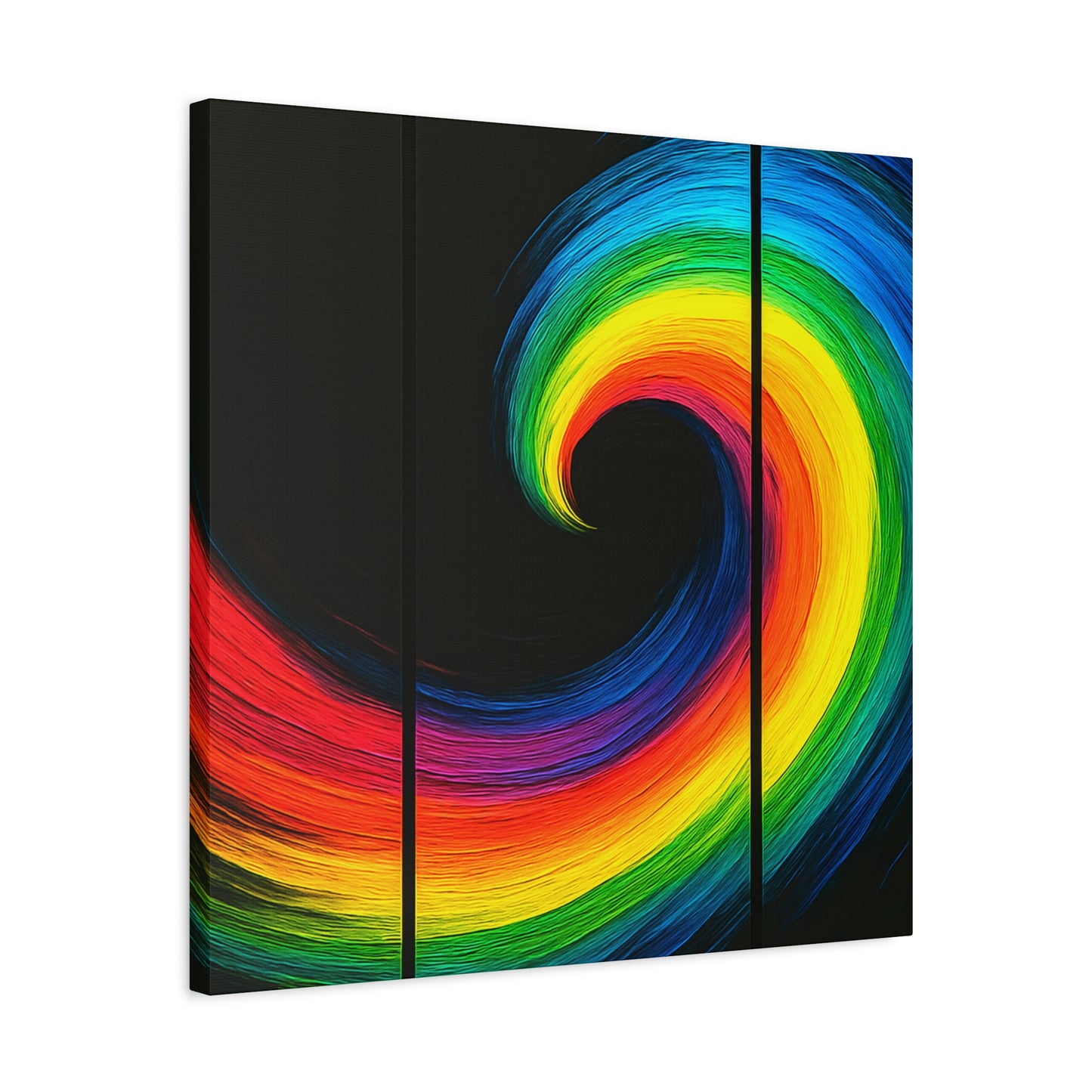 Vibrant WallArt Canvas- Cyclone Design