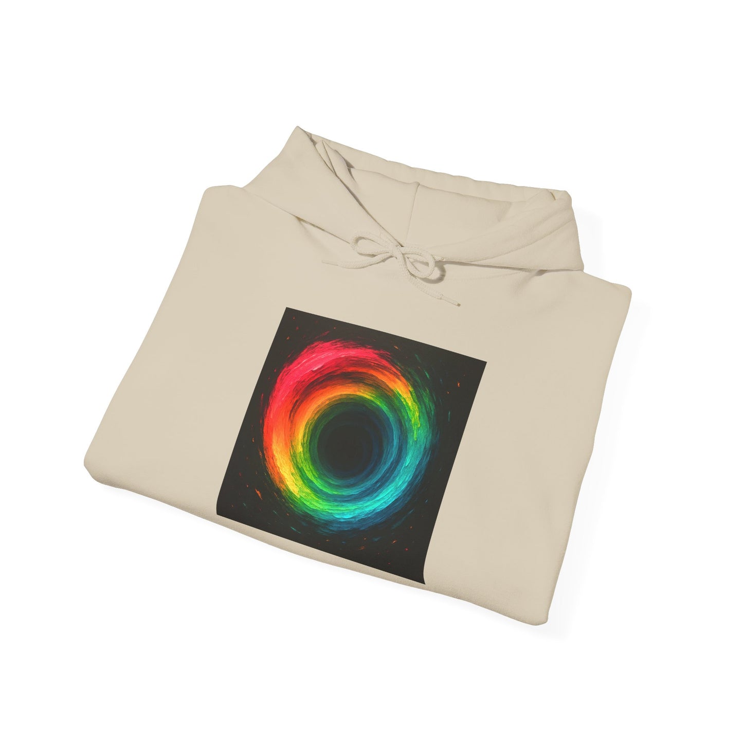 Colorful Circle Unisex Hoodie - Cyclone Design