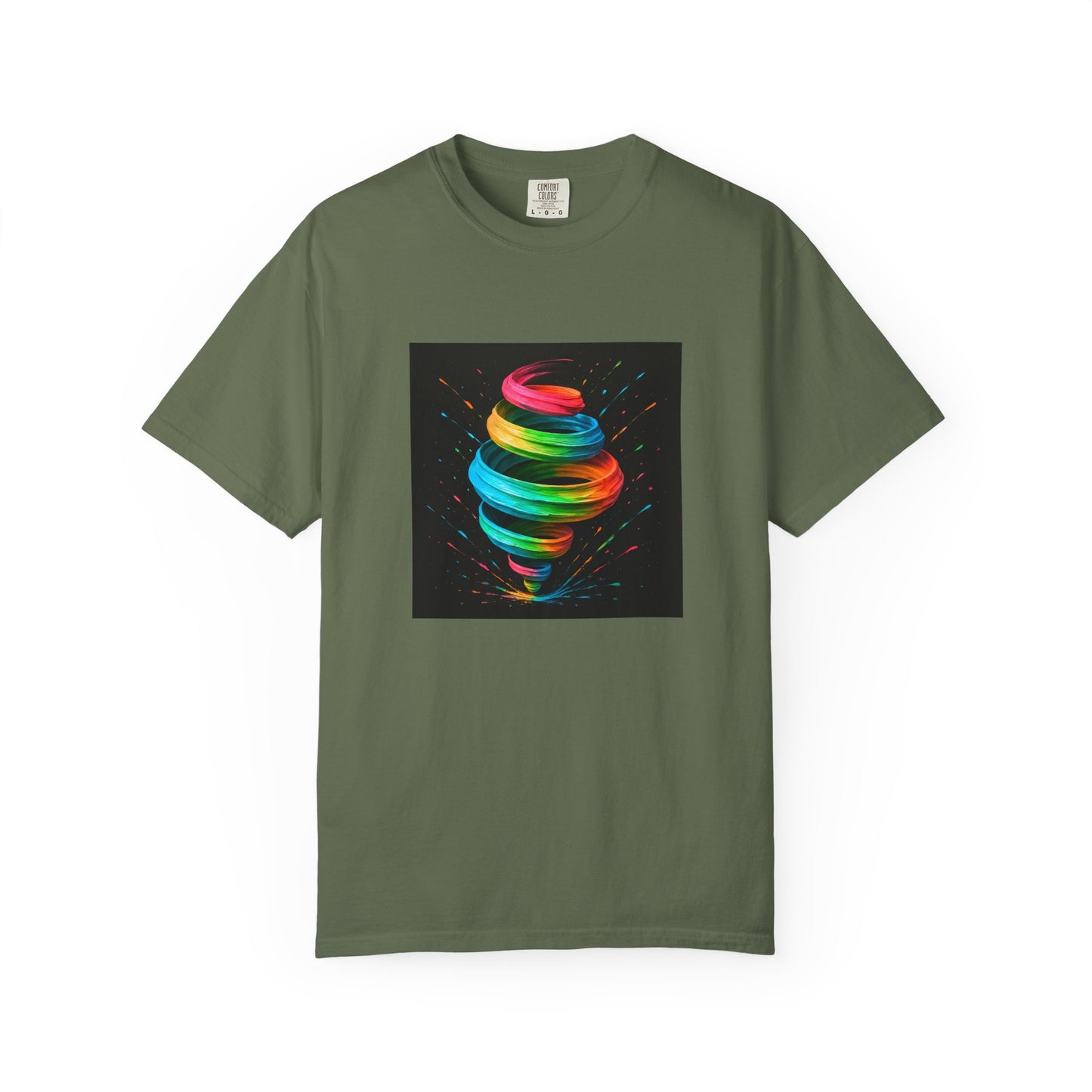 Vibrant Swirl Unisex T-Shirt - Cyclone Design