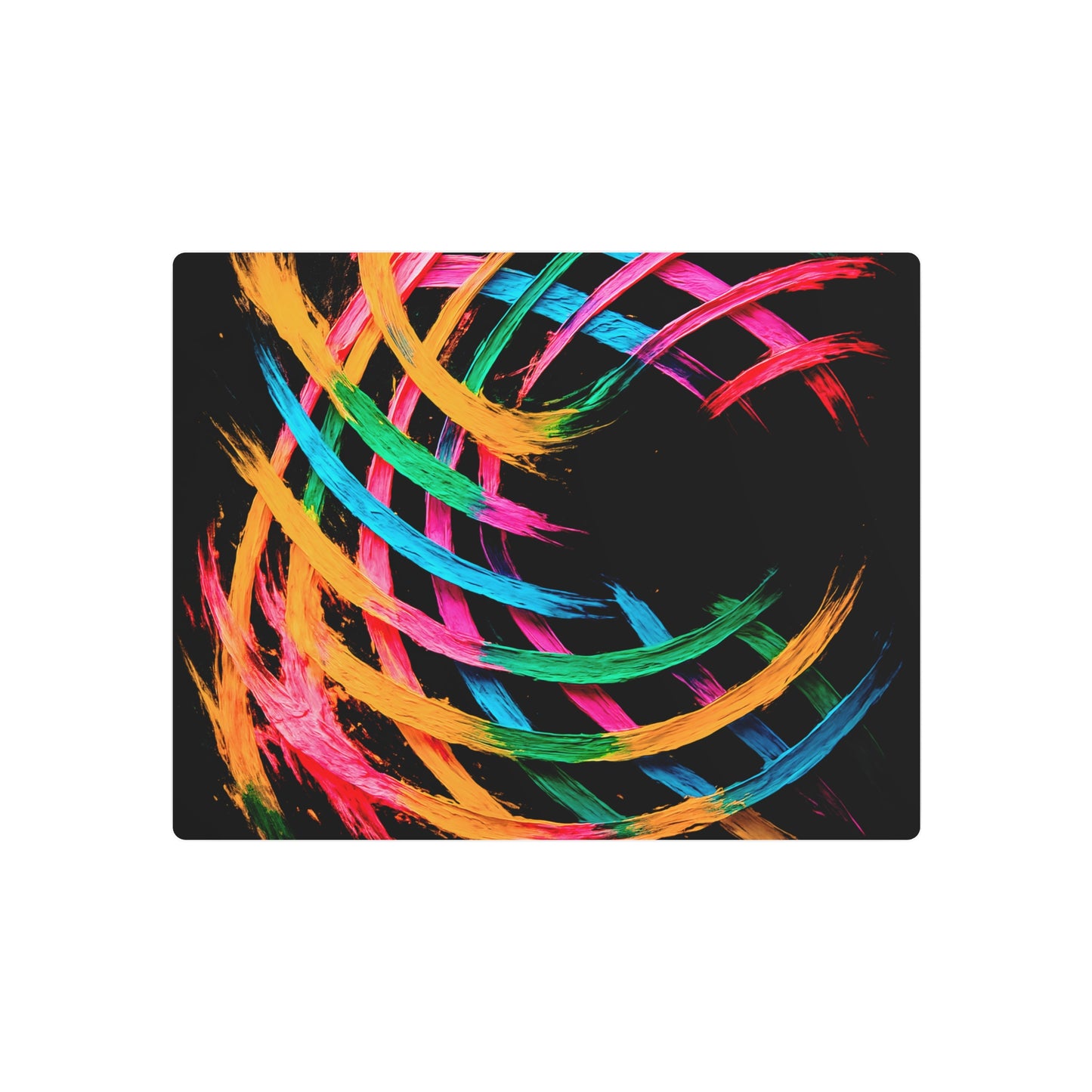 Colorful Abstract Metal Art - Weave Design