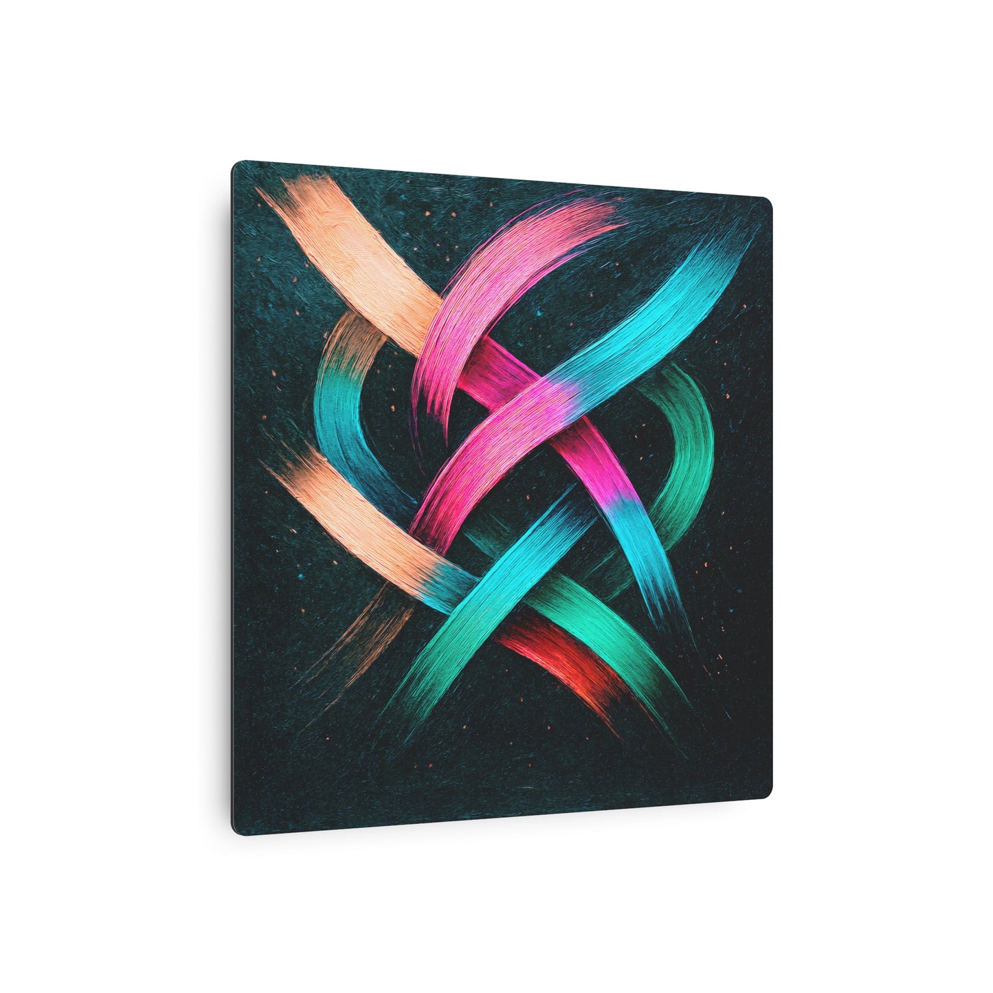 Vibrant Metal Art - Weave Design