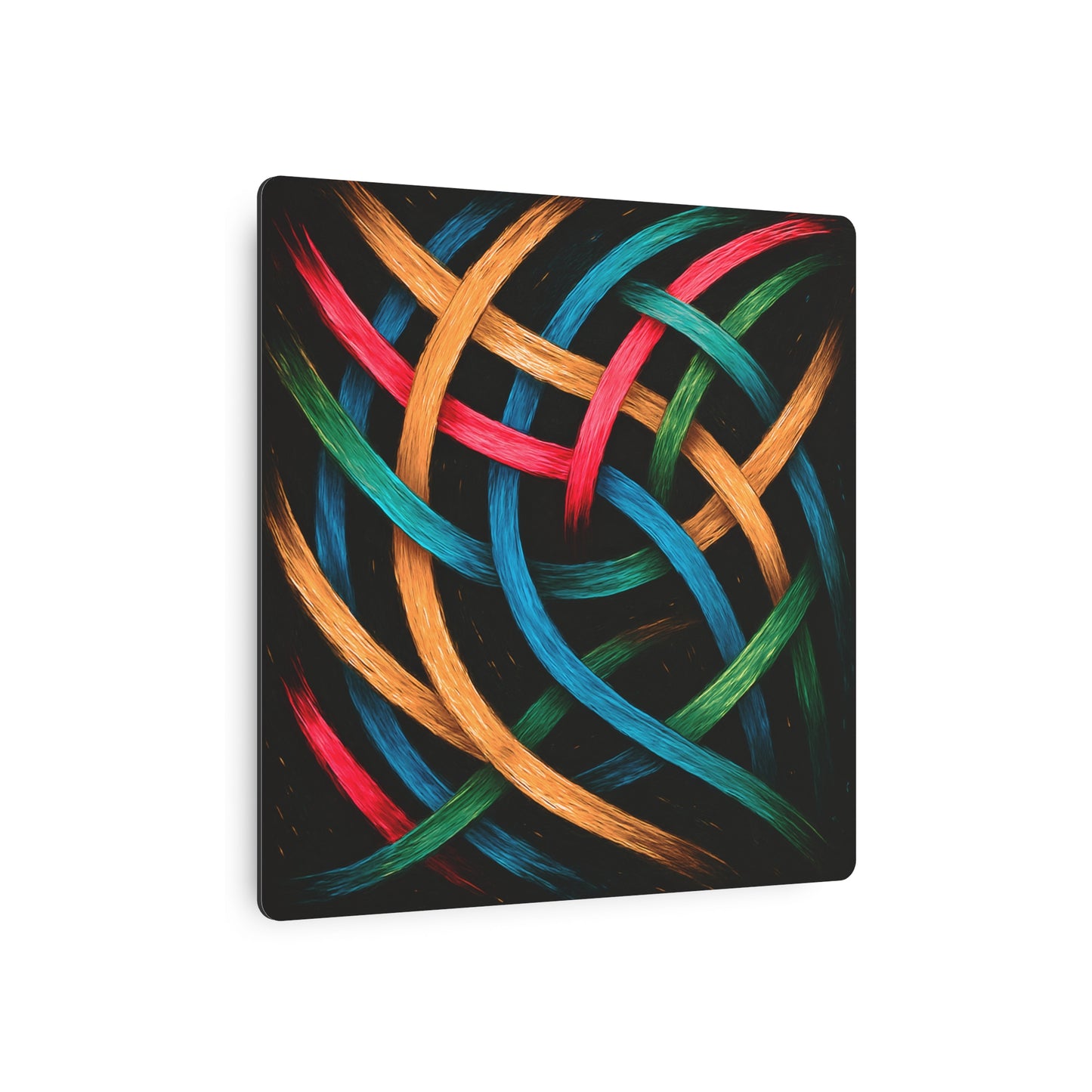 Vibrant Metal Art - Weave  Design