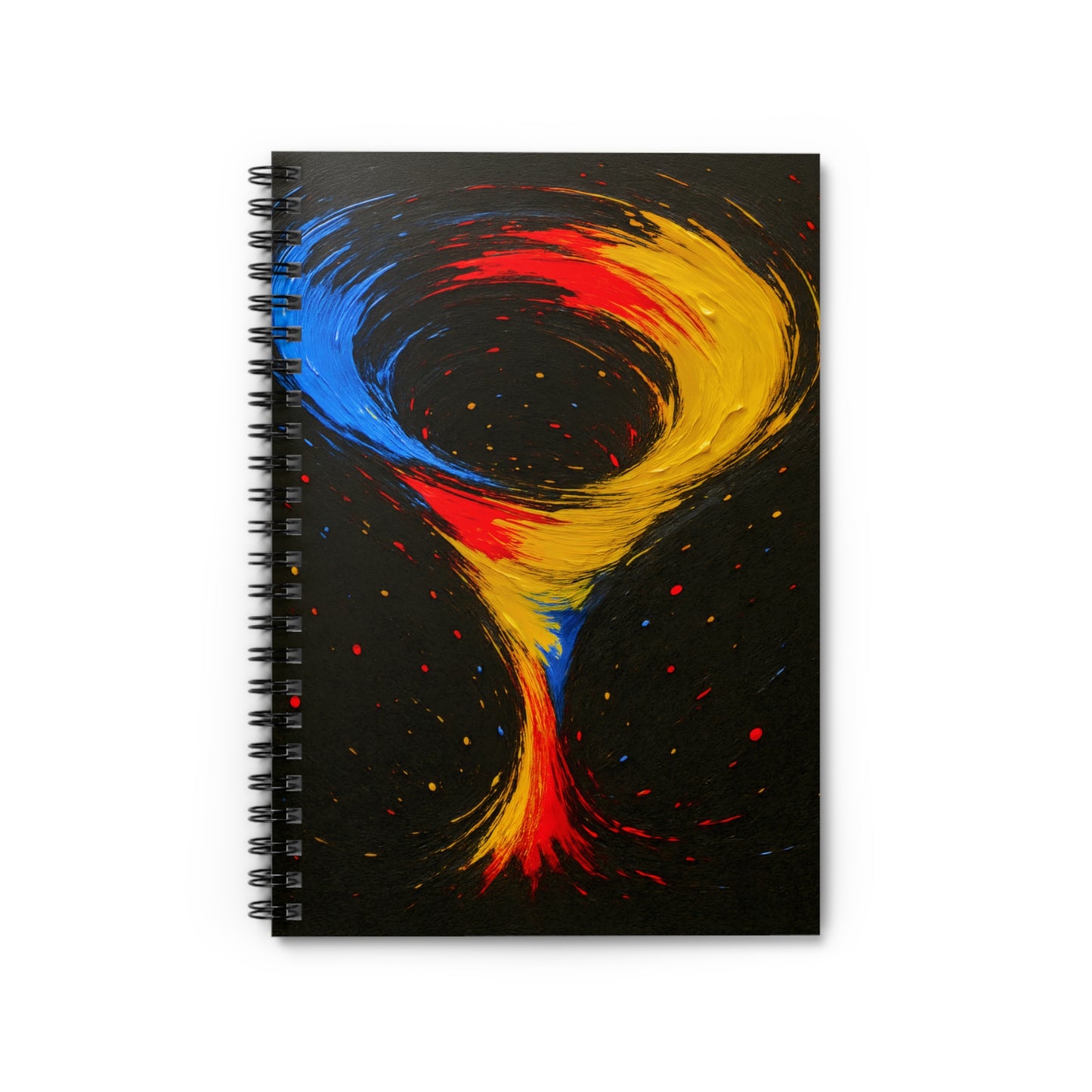 Spiral Notebook for Creative Note - Cyclone Design