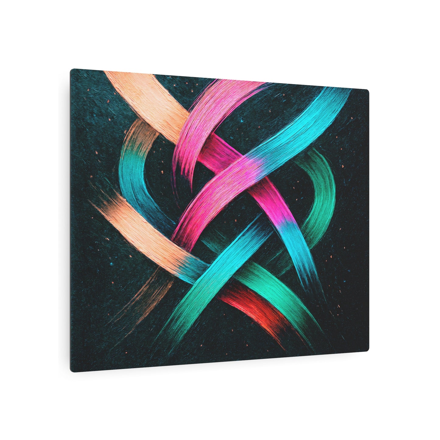 Vibrant Metal Art - Weave Design