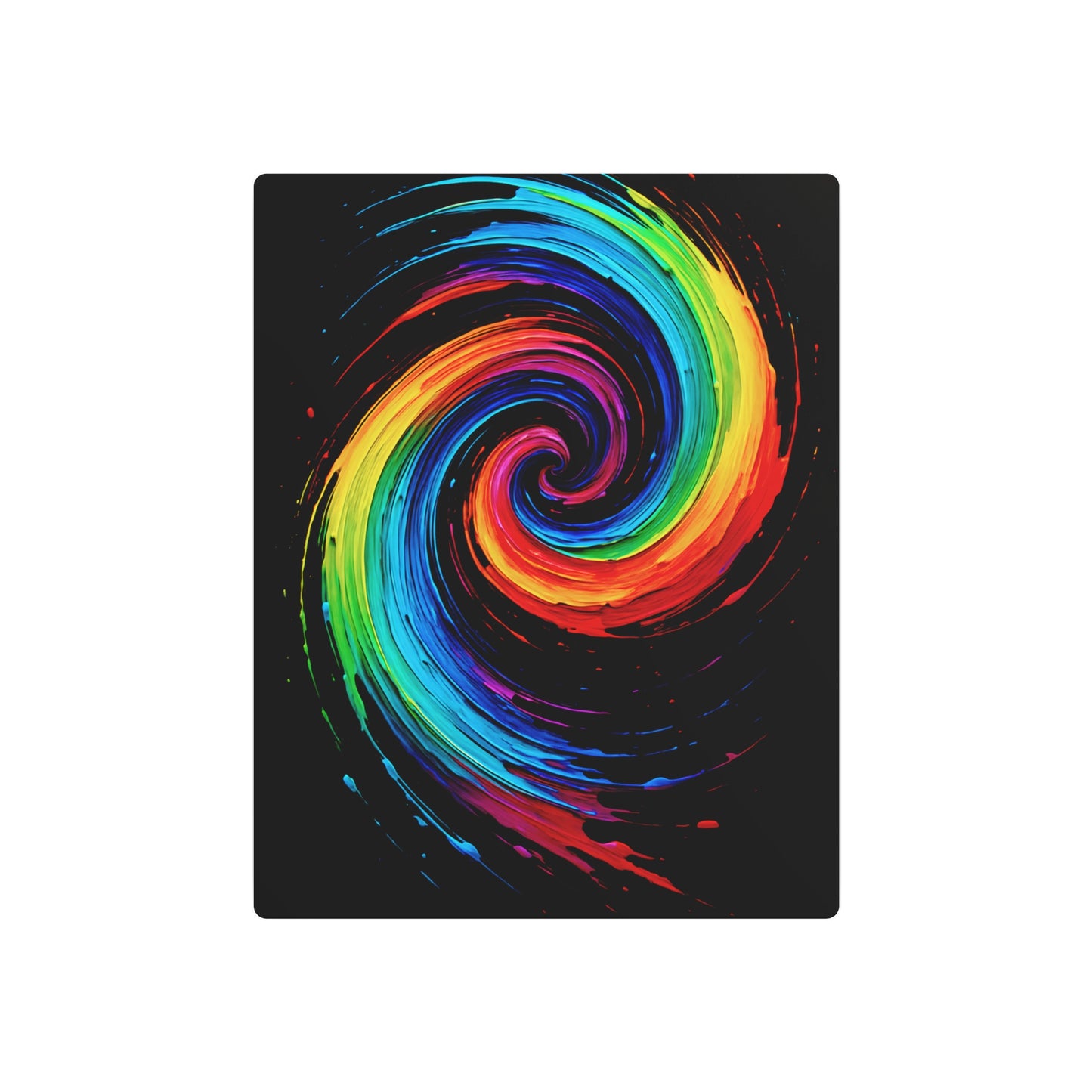 Colorful Wall Décor Metal Art - Cyclone Design
