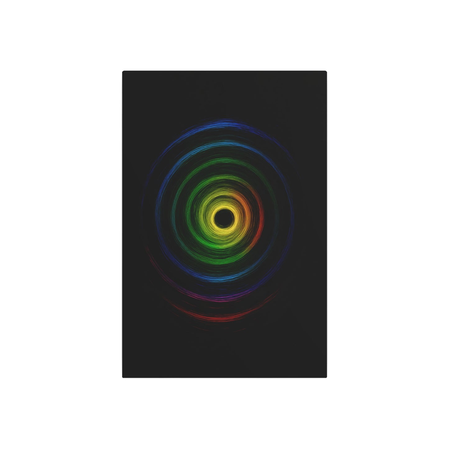 Colorful Spiral WallArt Metal Print - Cyclone Design