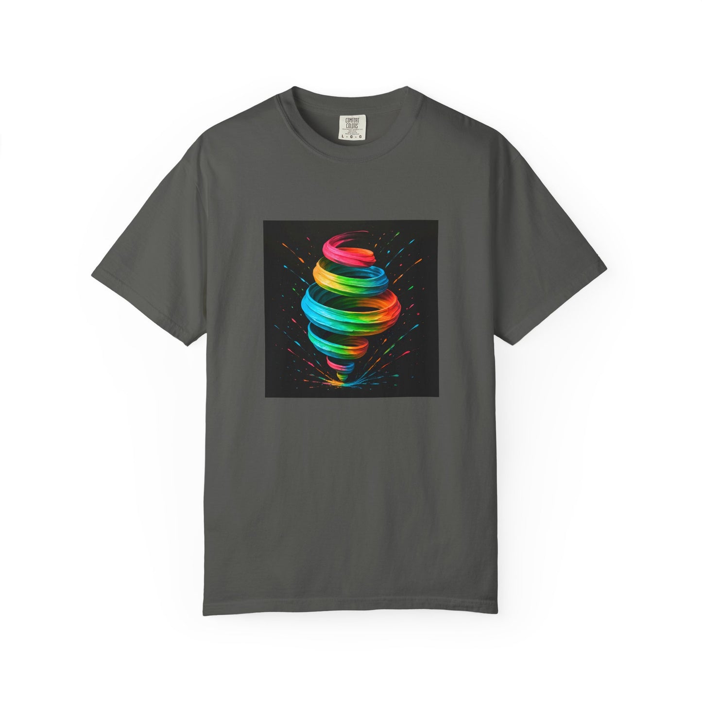 Vibrant Swirl Unisex T-Shirt - Cyclone Design