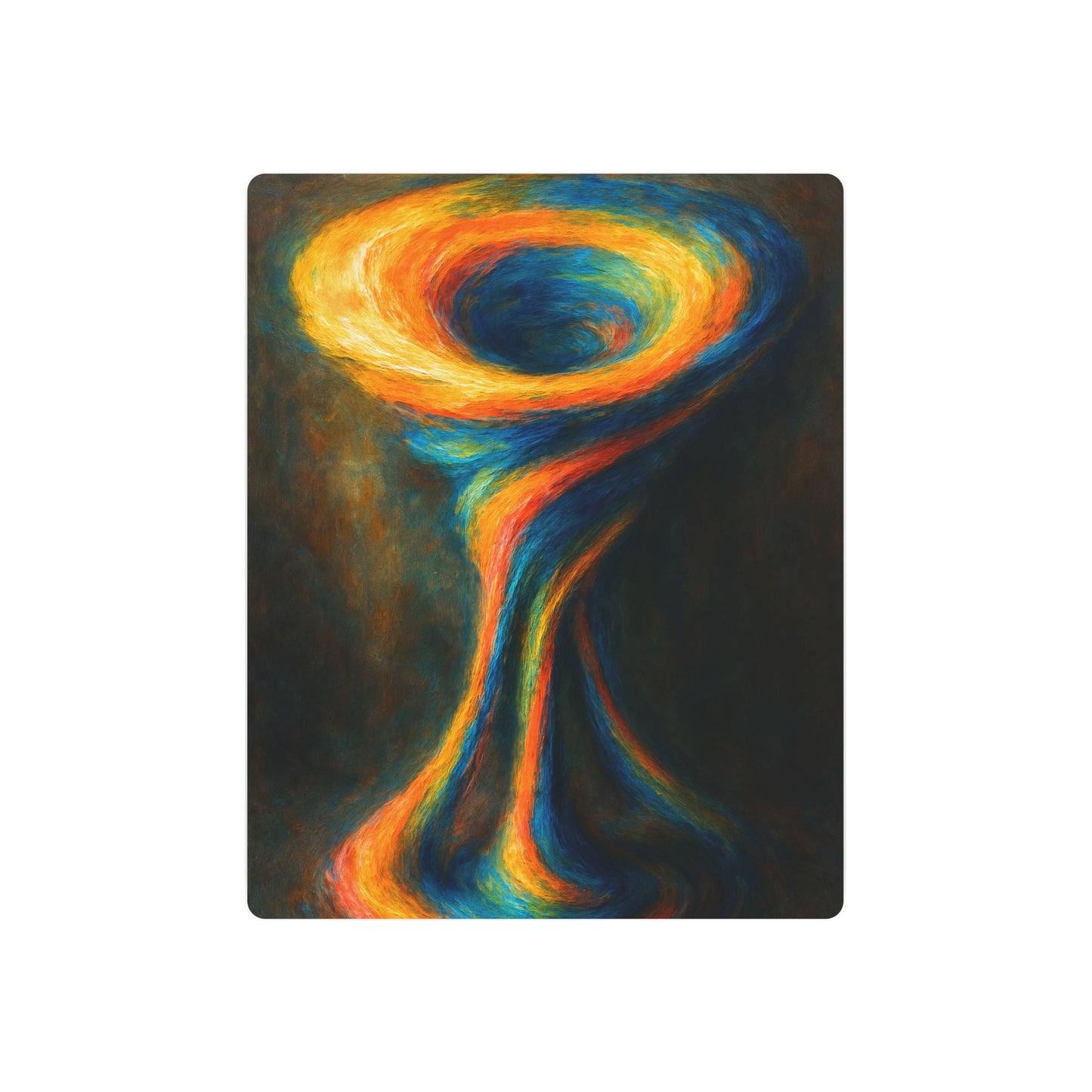 Colorful Wall Decor Metal Art - Cyclone Design