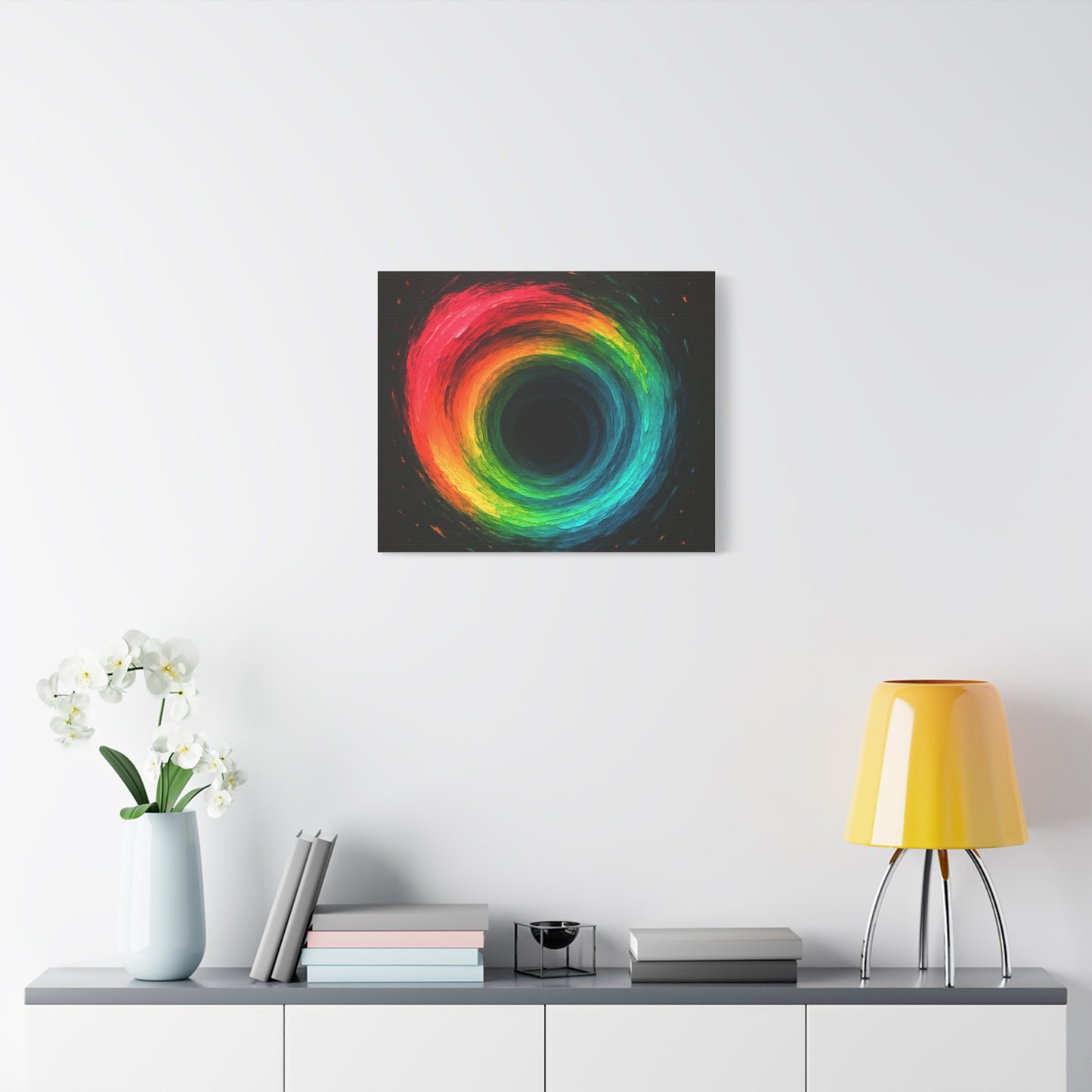 Chromatic Cyclone Matte Canvas, Stretched, 1.25"