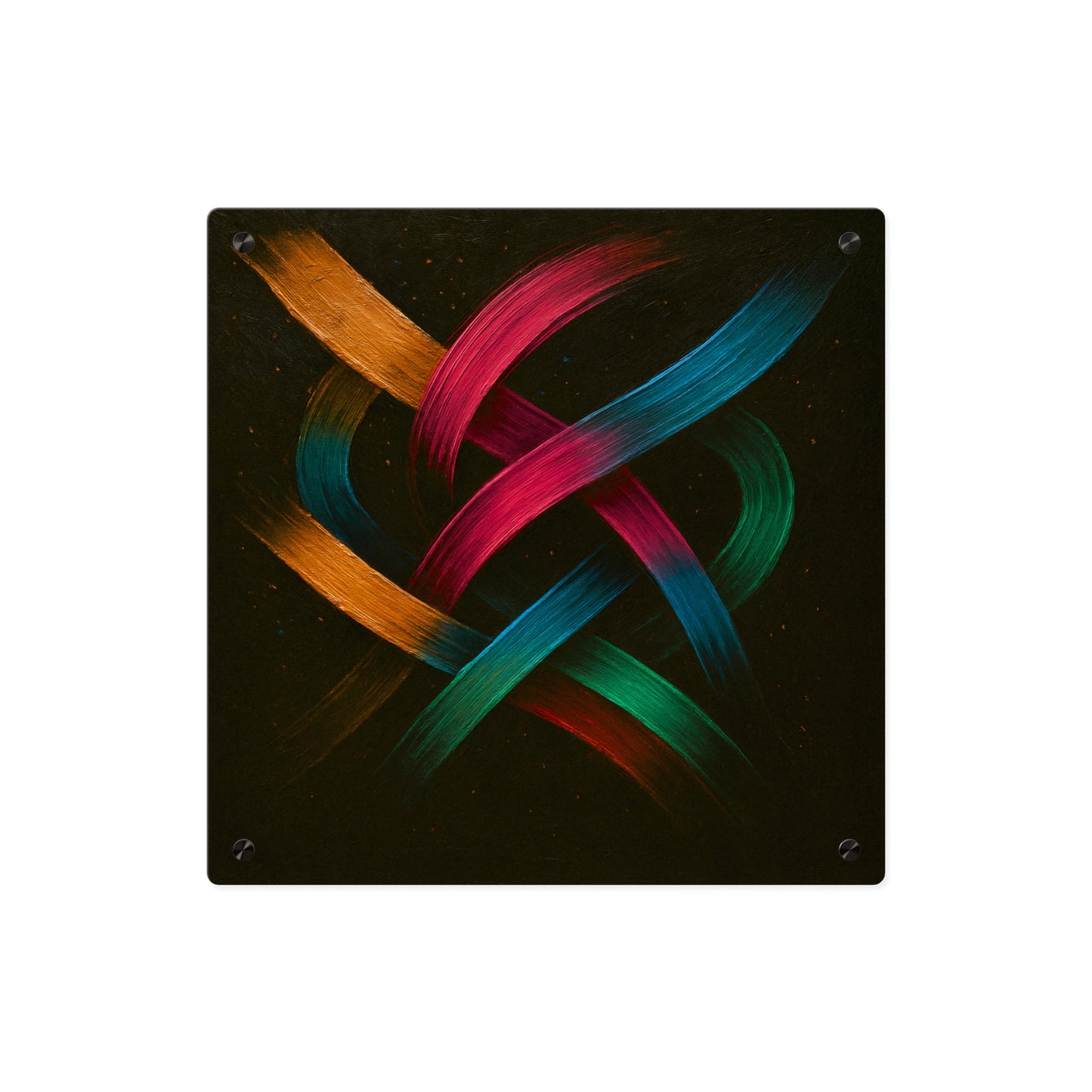 Modern Home Décor Acrylic Wall Art - Weave Design