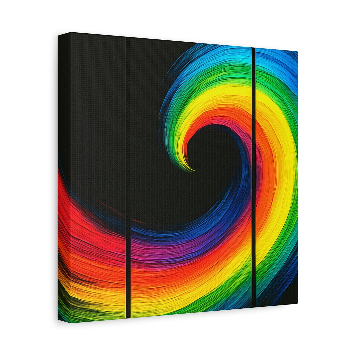 Vibrant WallArt Canvas- Cyclone Design